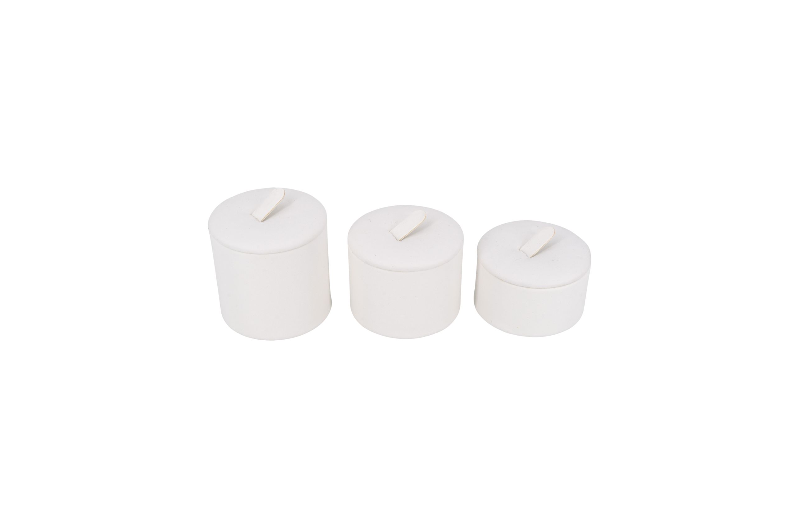 Espositore anello bianco set 3 misure