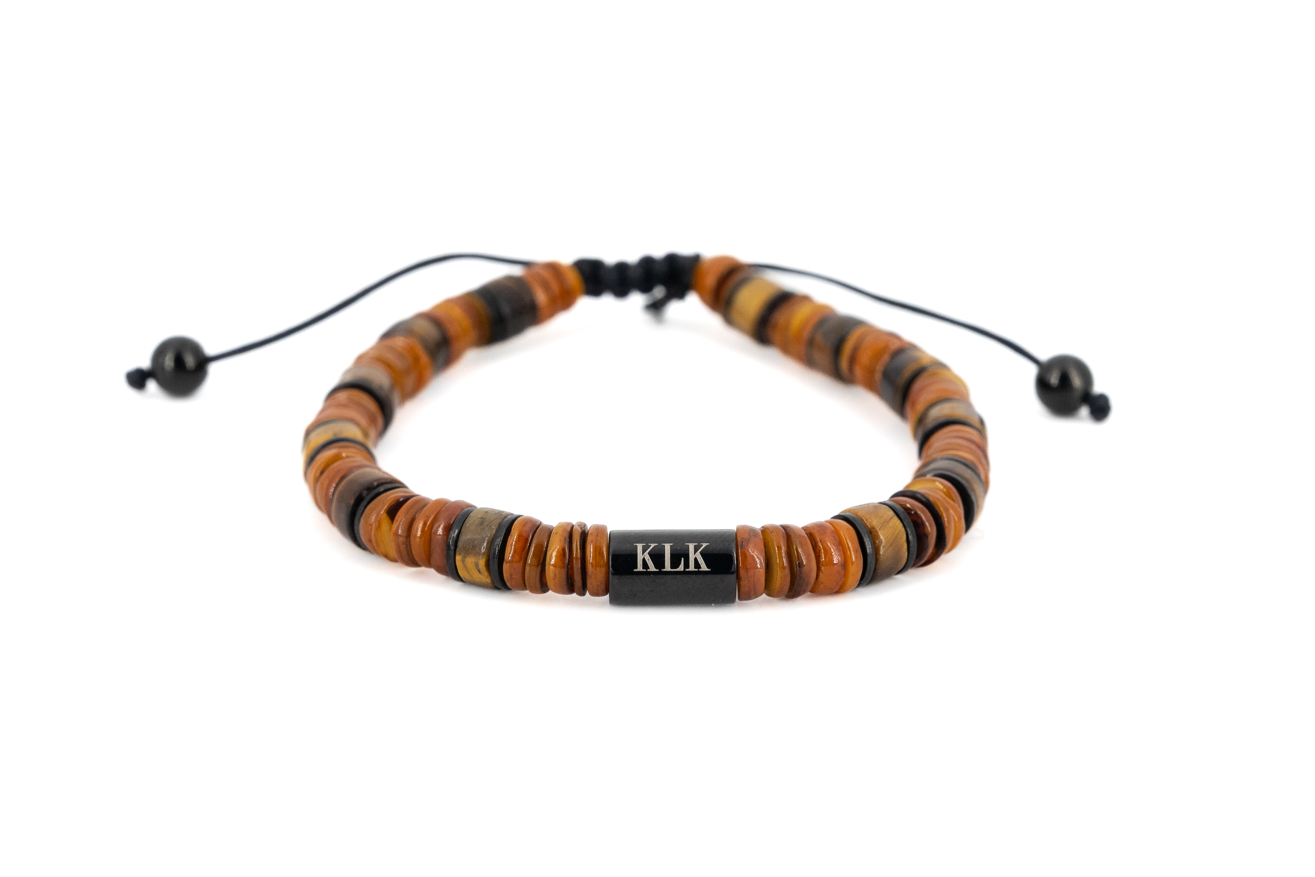 stainless steel and stone bracelet