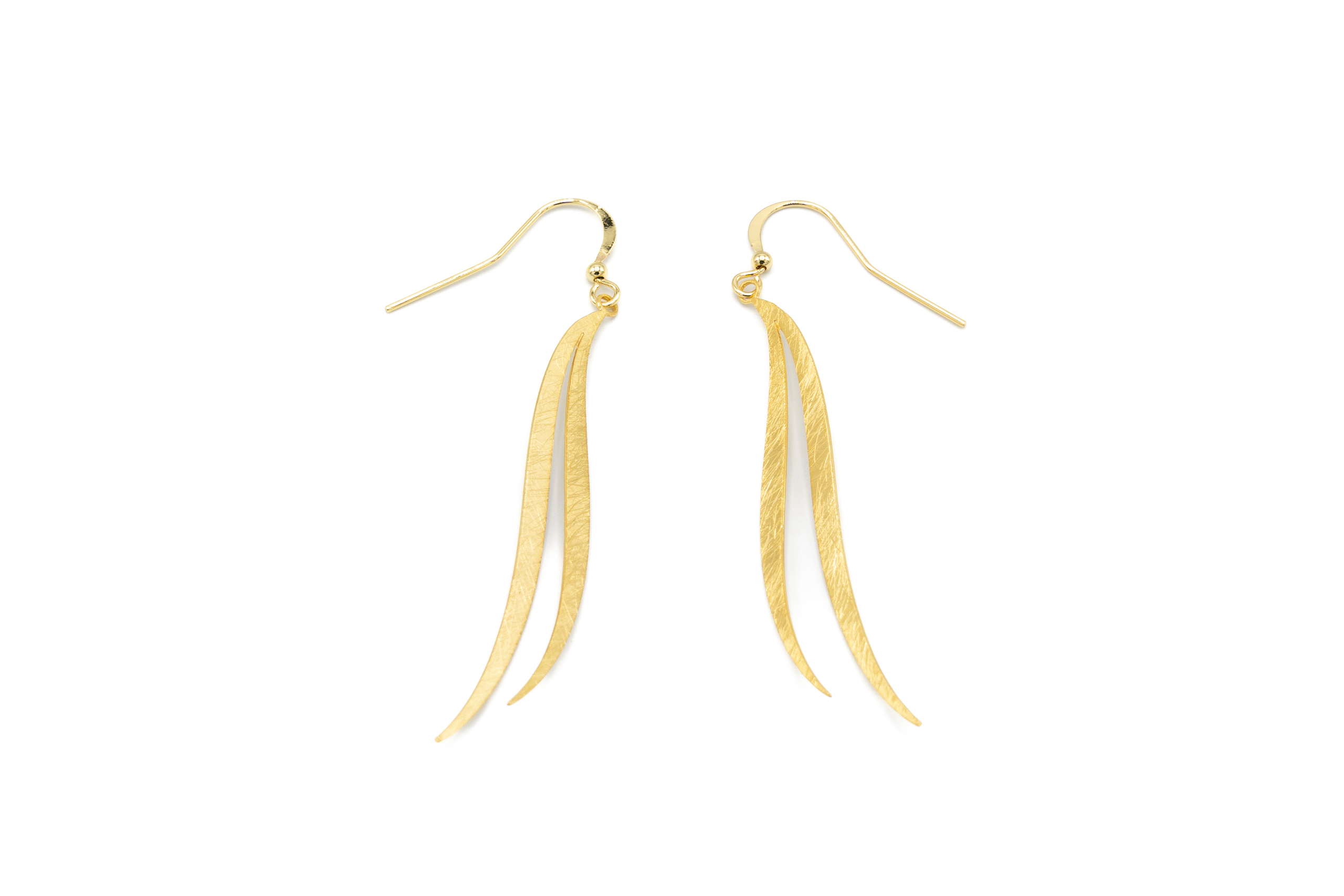 Brass earrings forcina