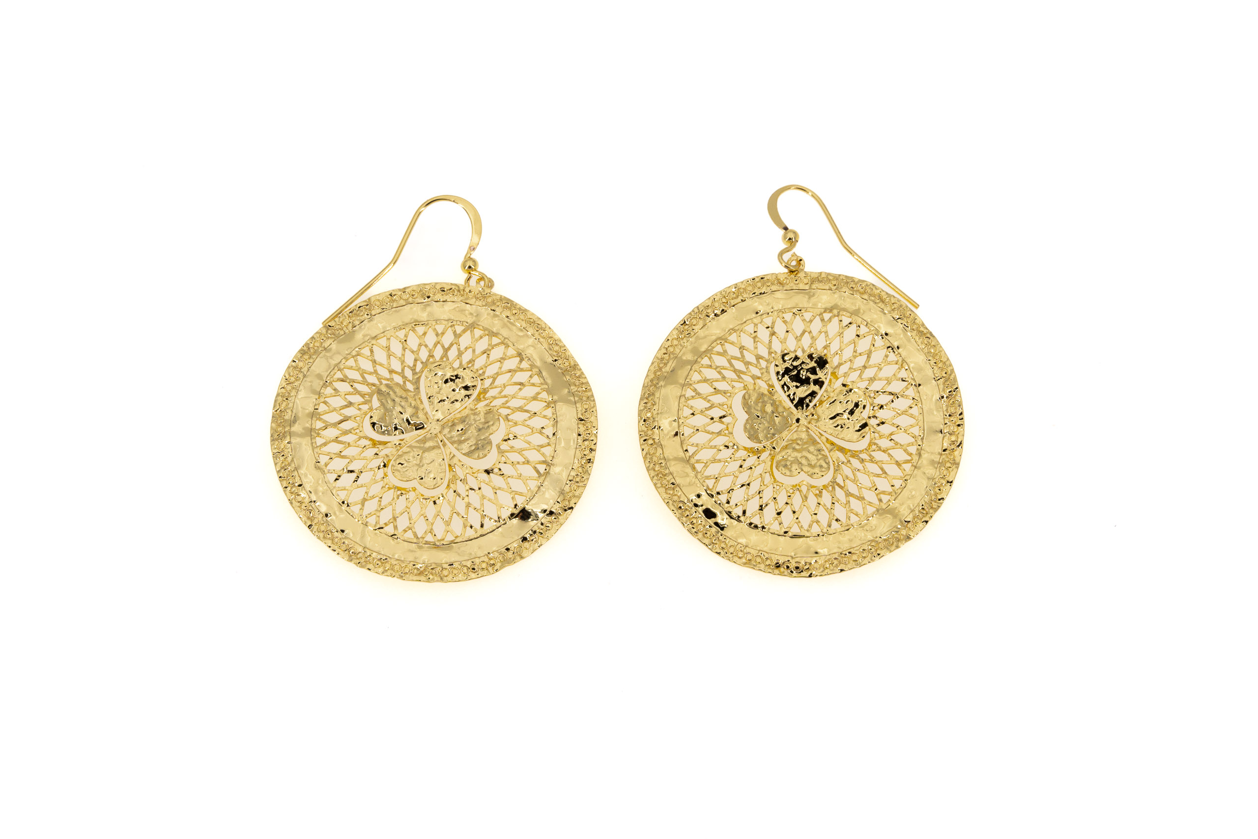 brass earrings goccia