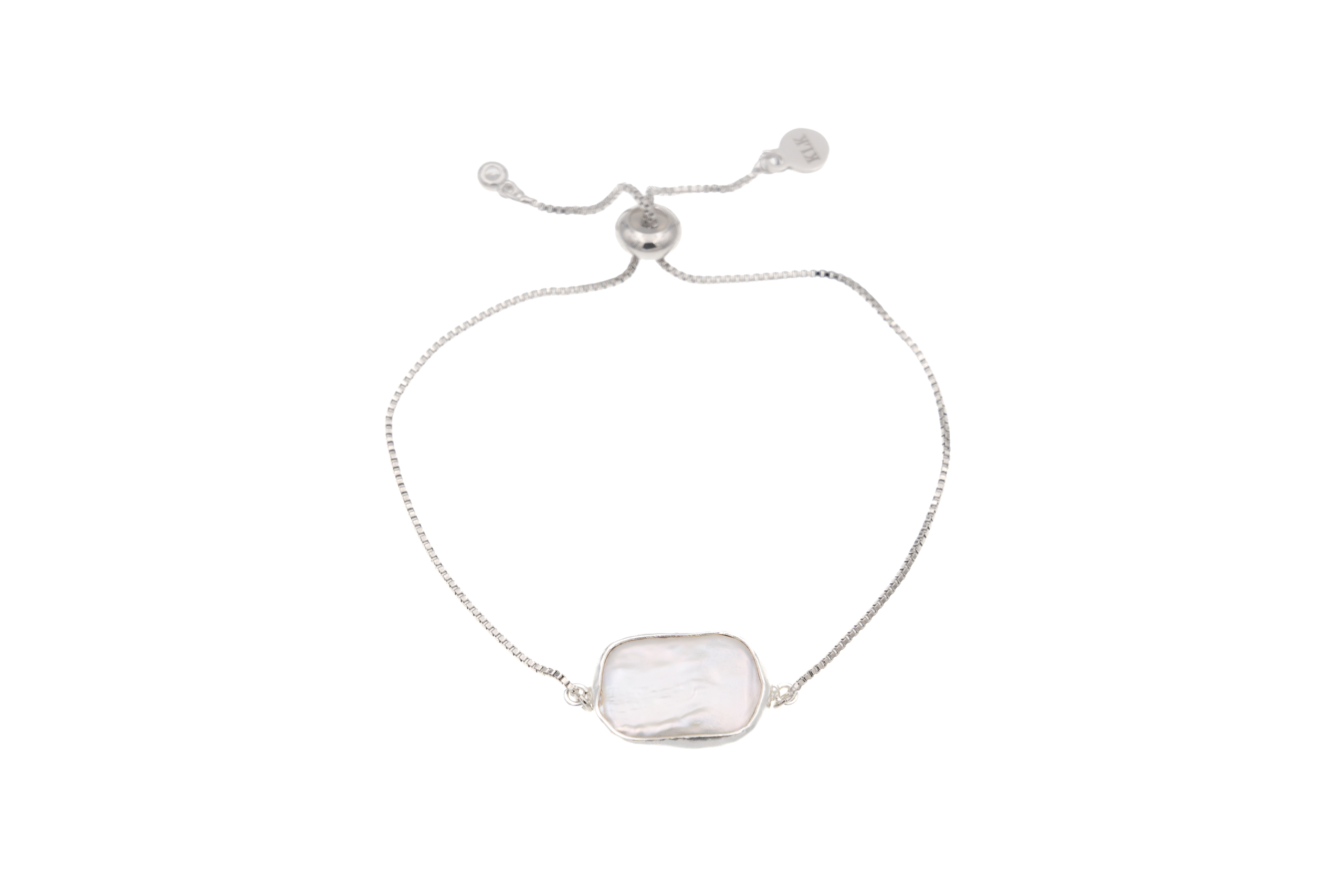 Steel bracelet and peaRL