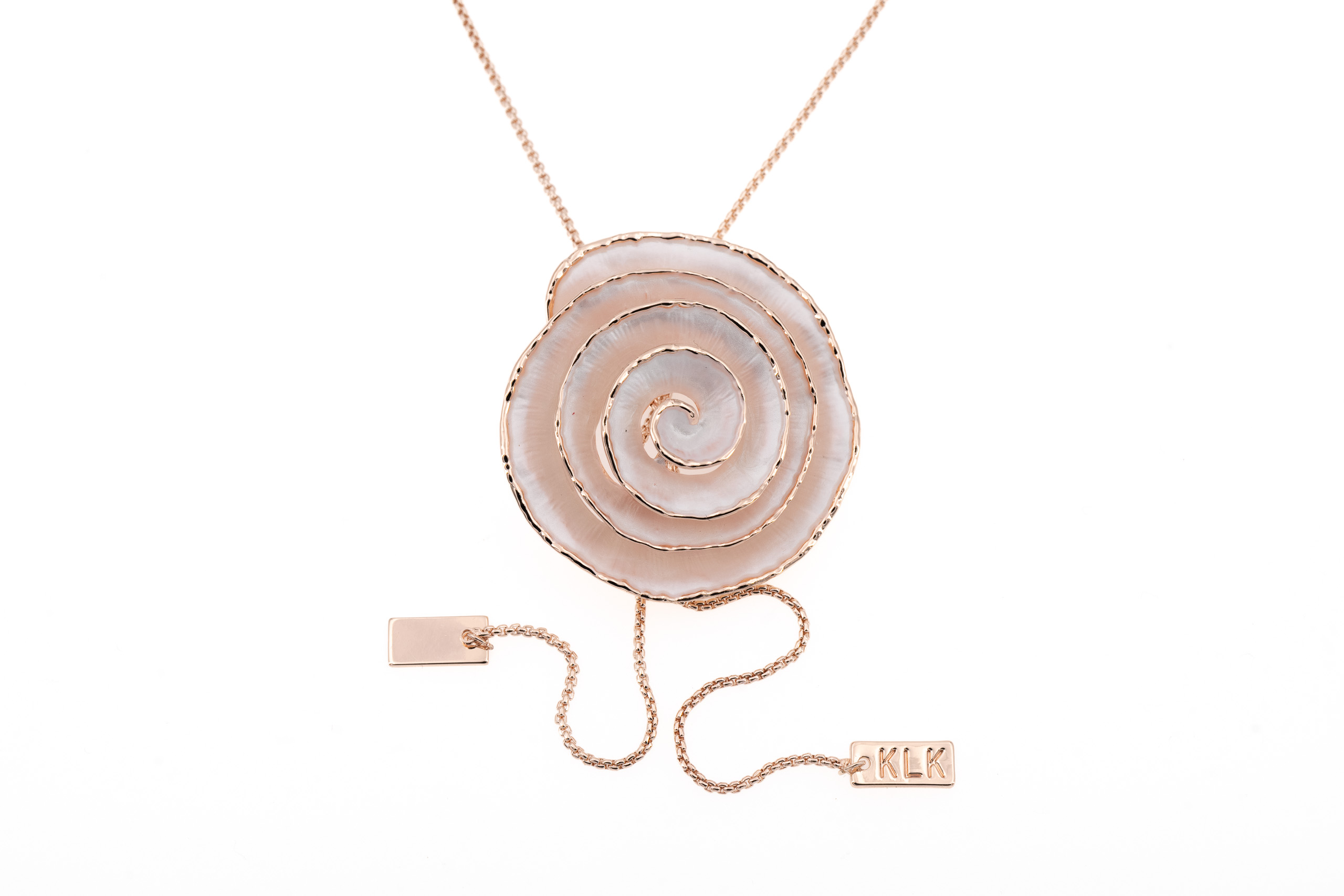 zamak necklace spirale