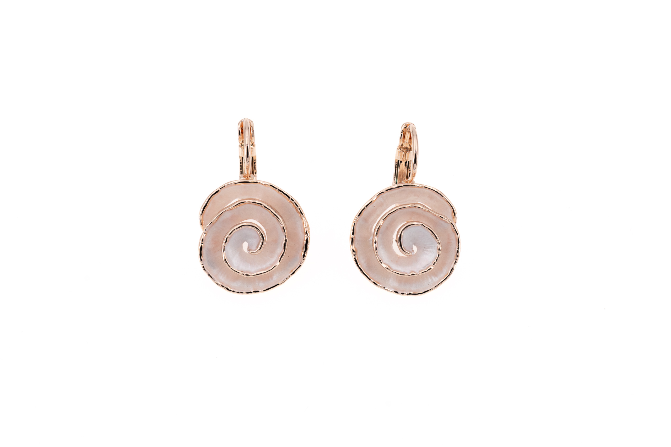 zamak earrings spirale