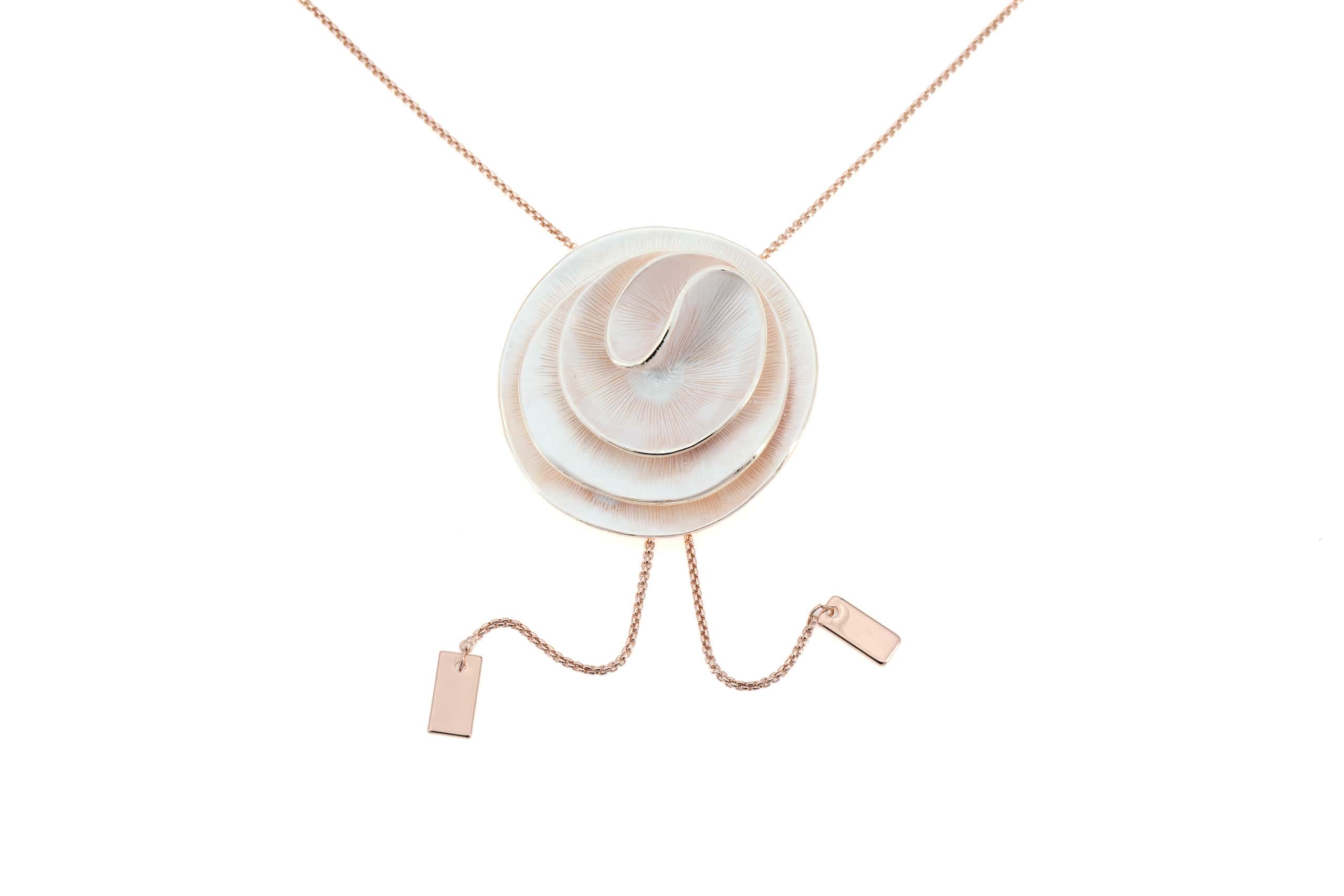 Collana catena saliscendi zama rosellina