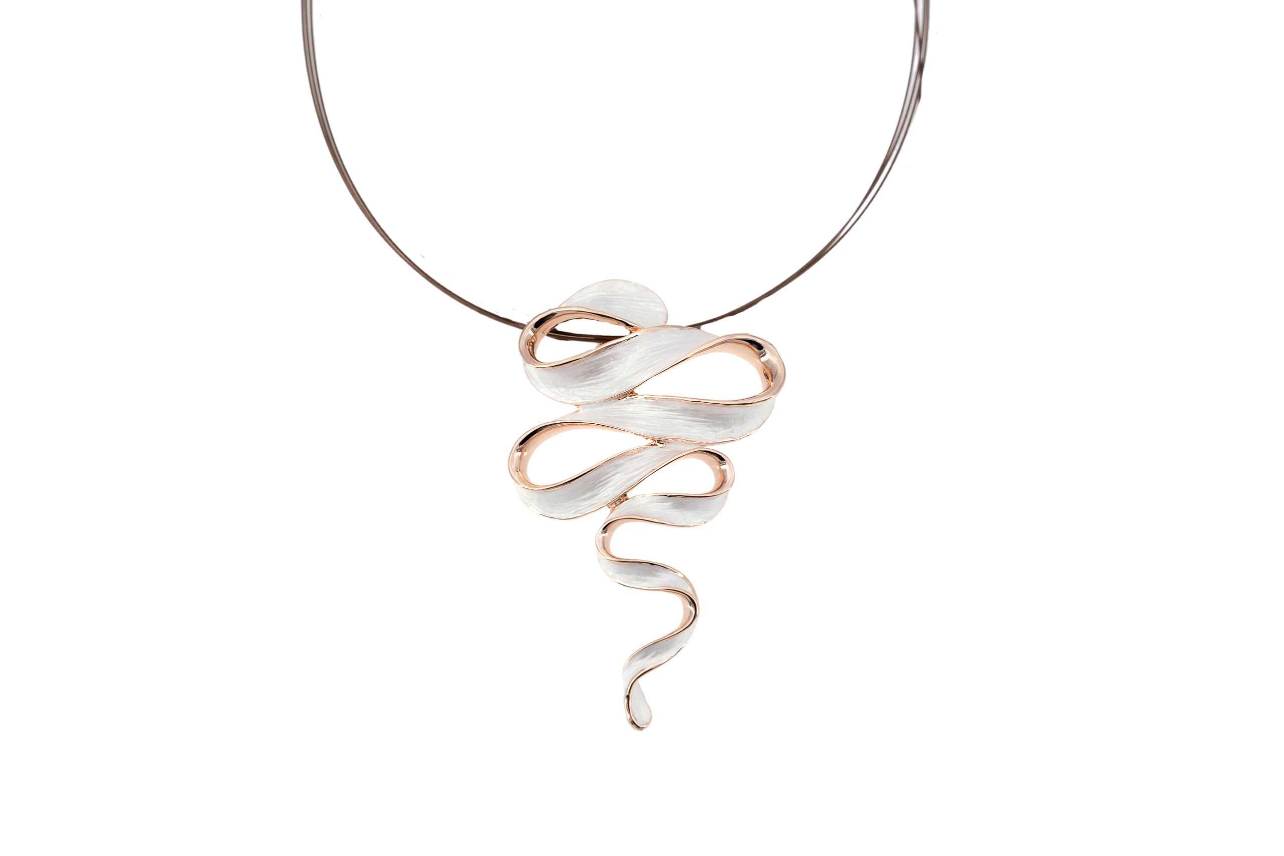 zamak necklace serpentino