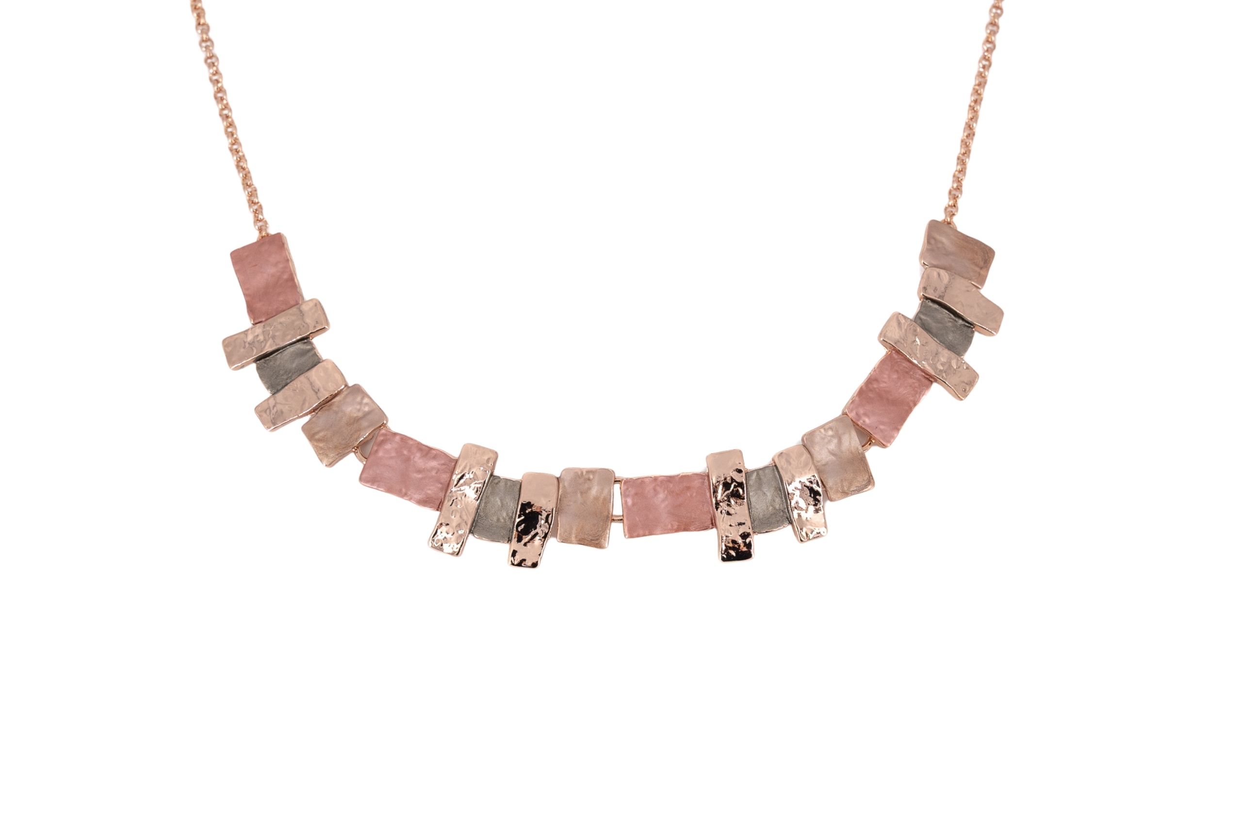 Collana catena corta zama multi barrette