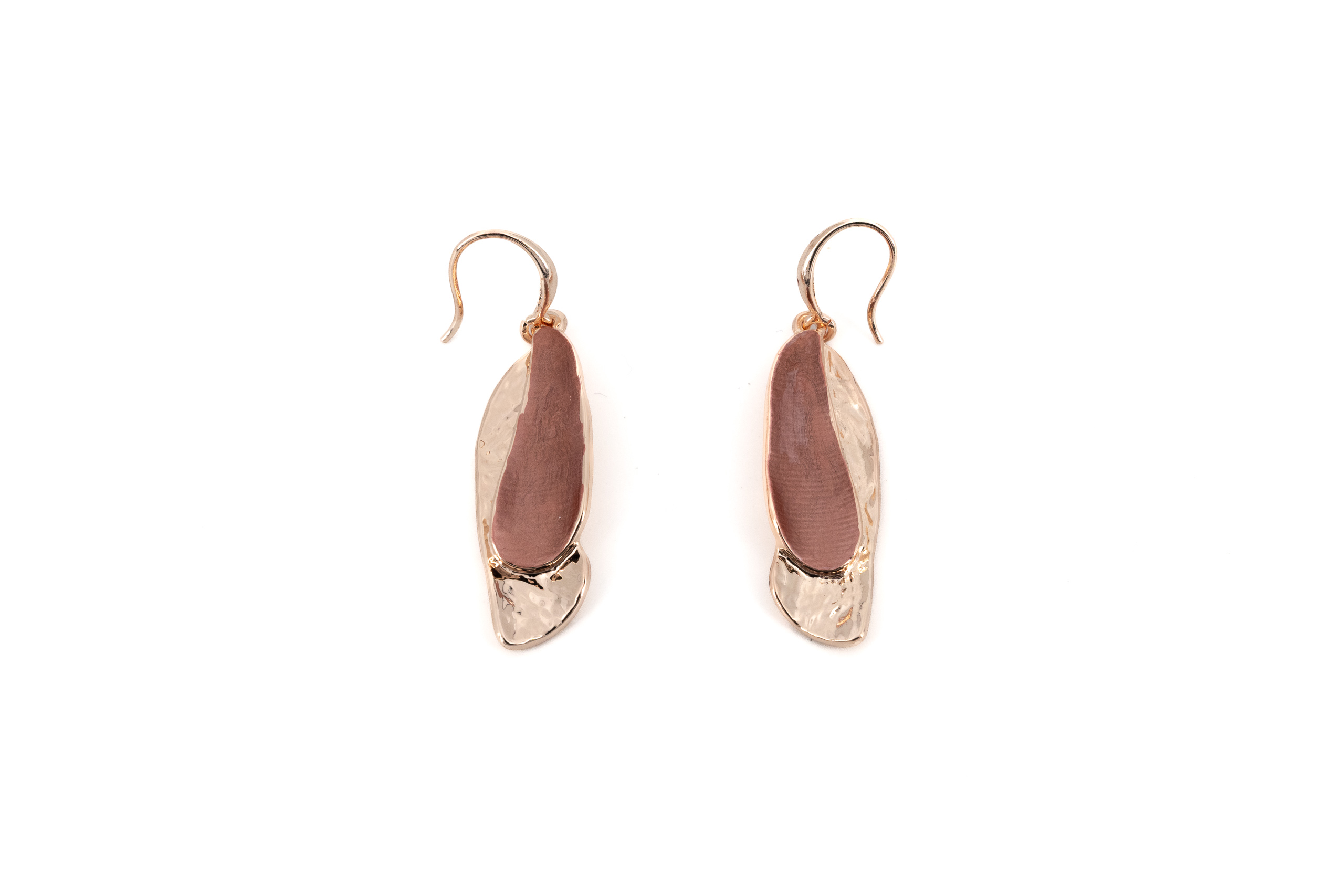 Orecchini zama barretta sovrapposta