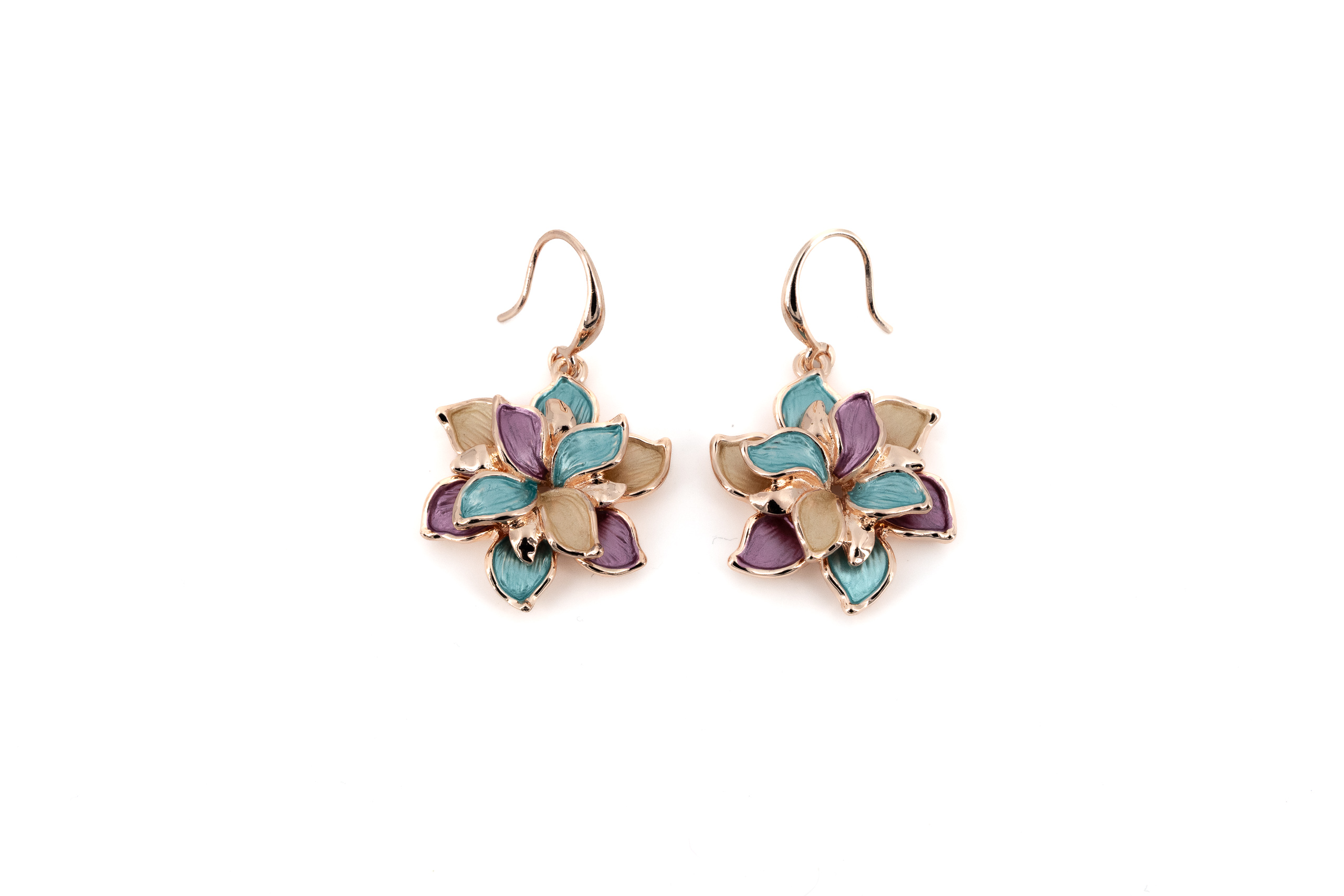 zamak earrings fiore