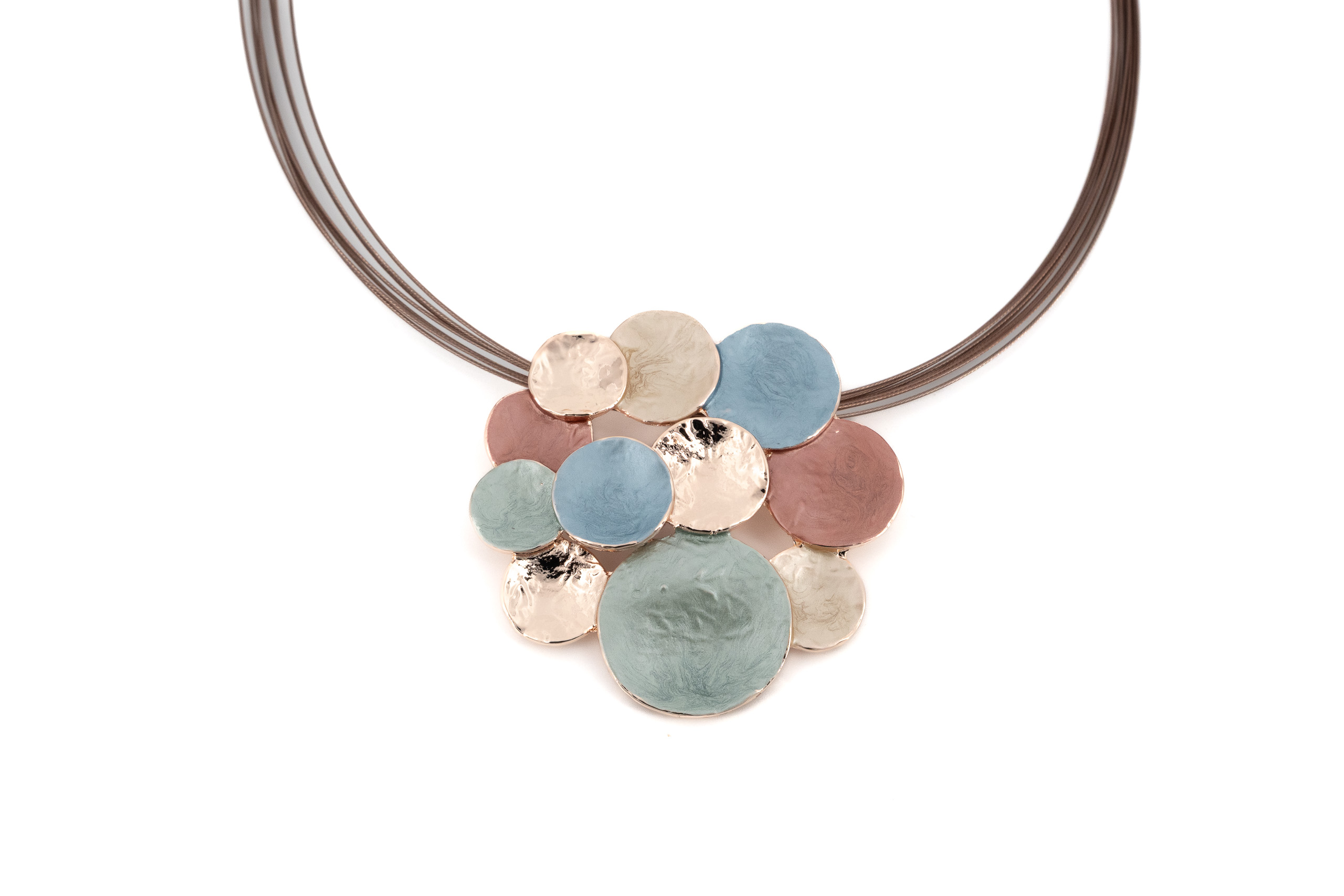 zamak necklace multi tondi