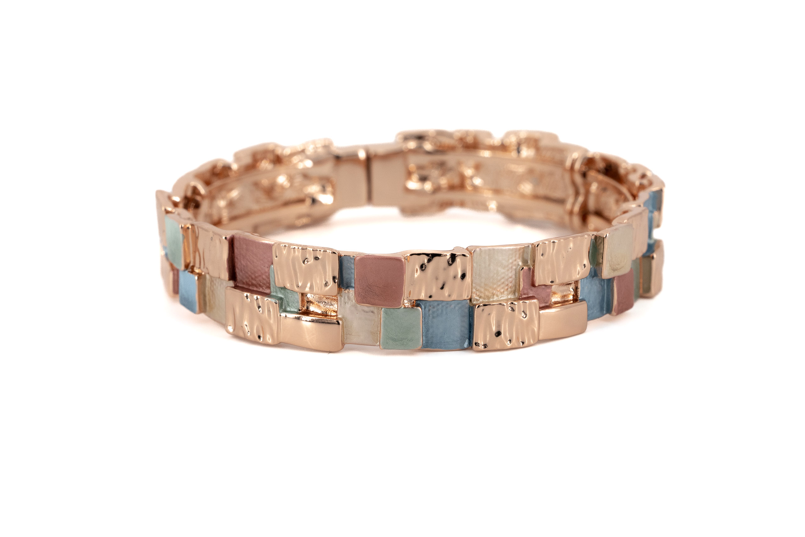 Bracciale zama multi quadretti mosaico