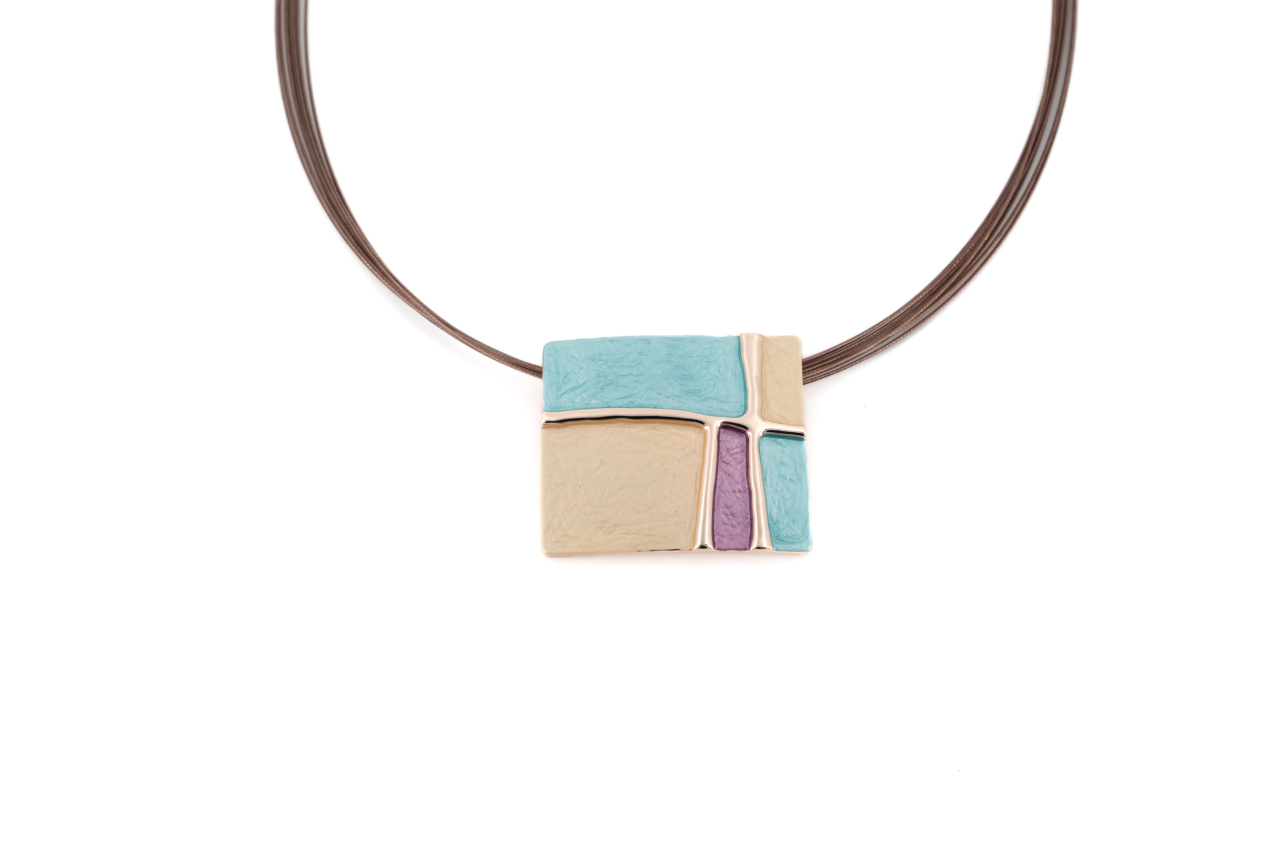 zamak necklace rettangolo