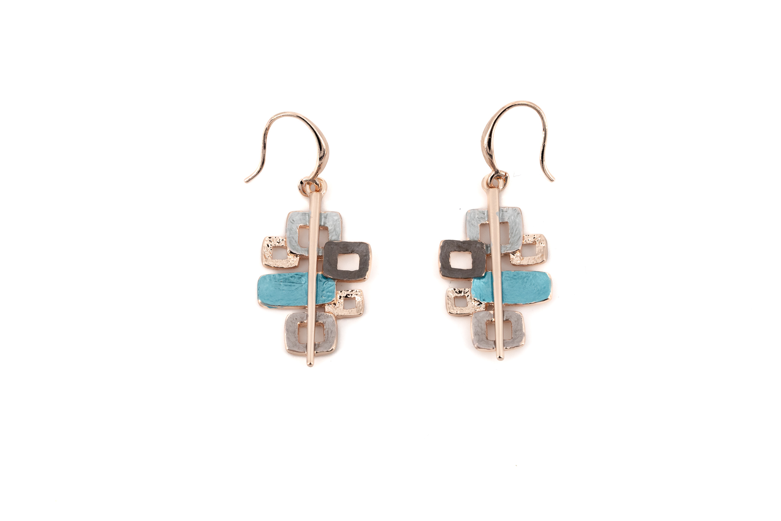 Orecchini zama sei rettangoli