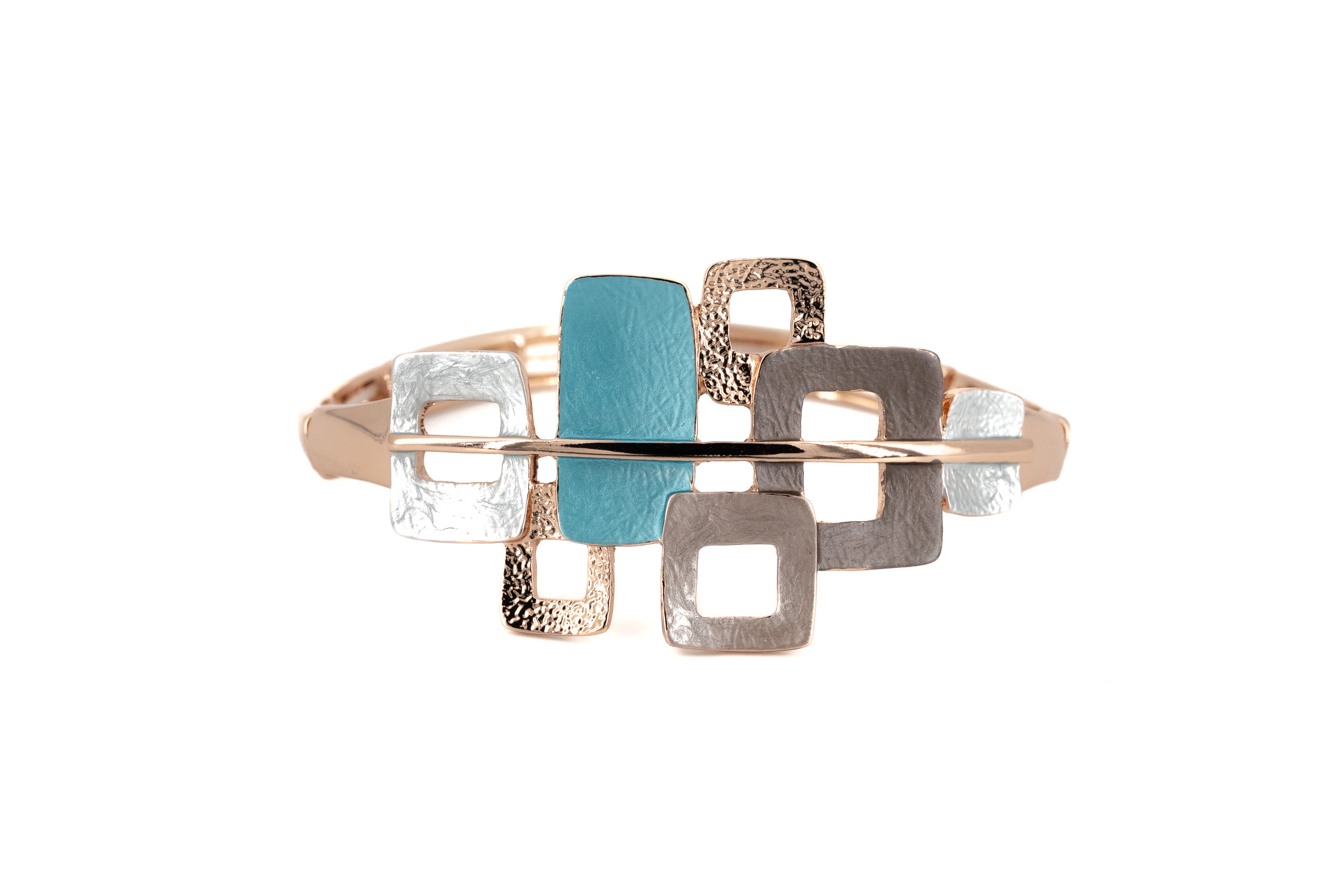 zamak bracelet sei rettangoli