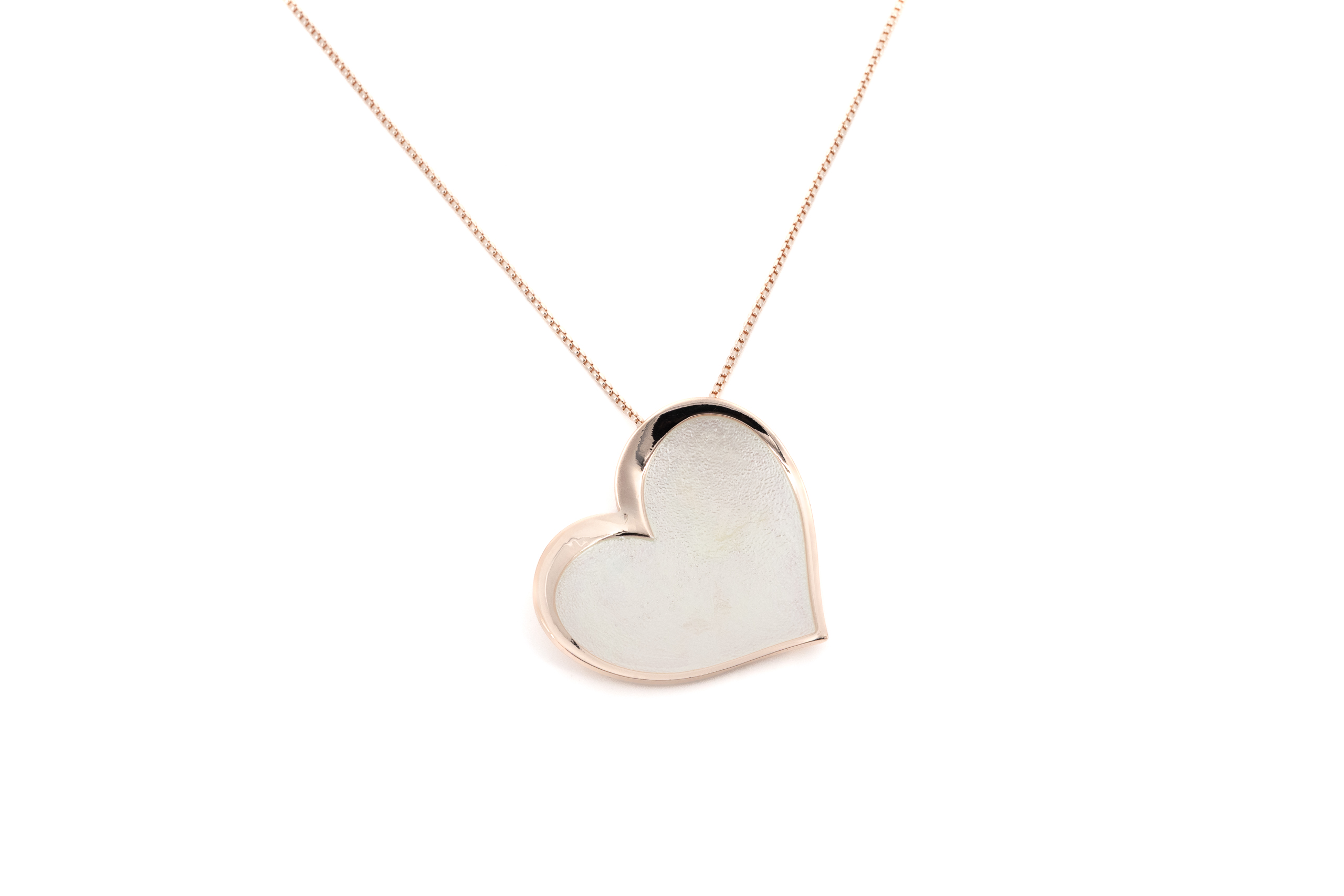 Collana catena lunga zama bordino cuore