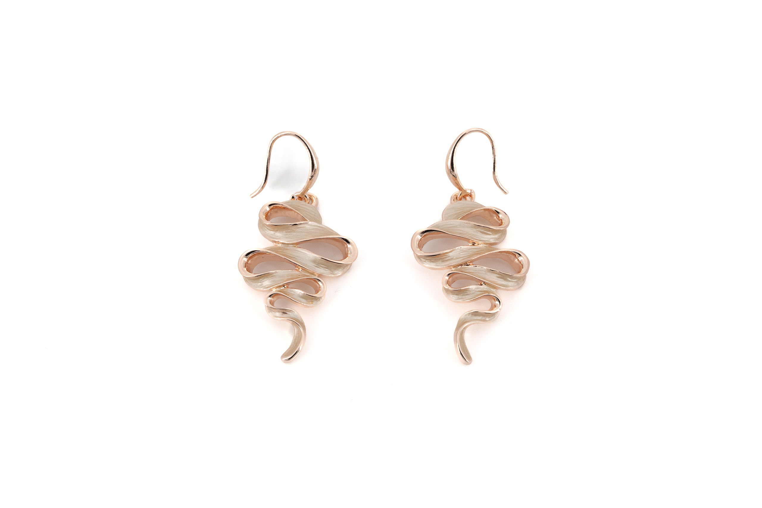 zamak earrings serpentino