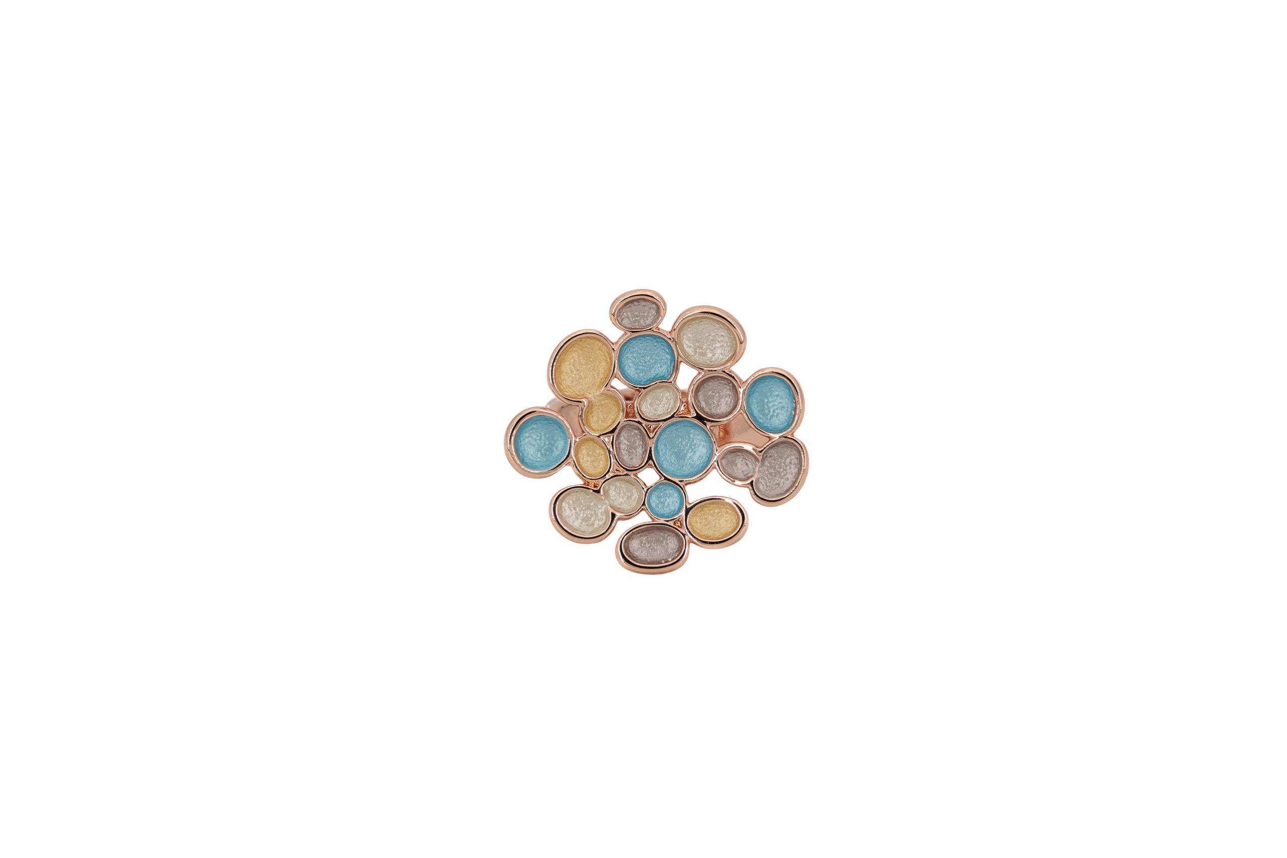 Anello zama grappolo tondo