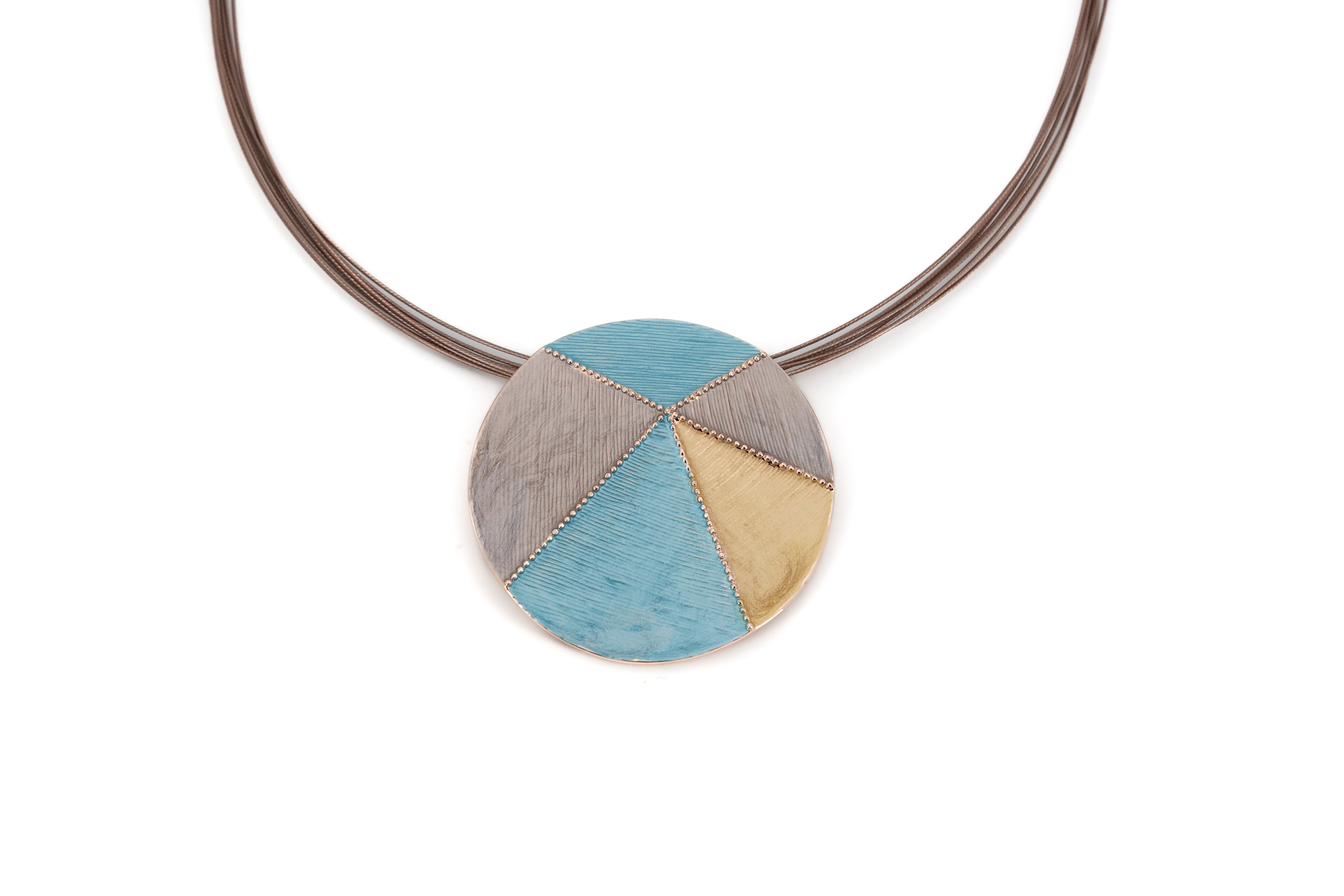 zamak necklace tondo