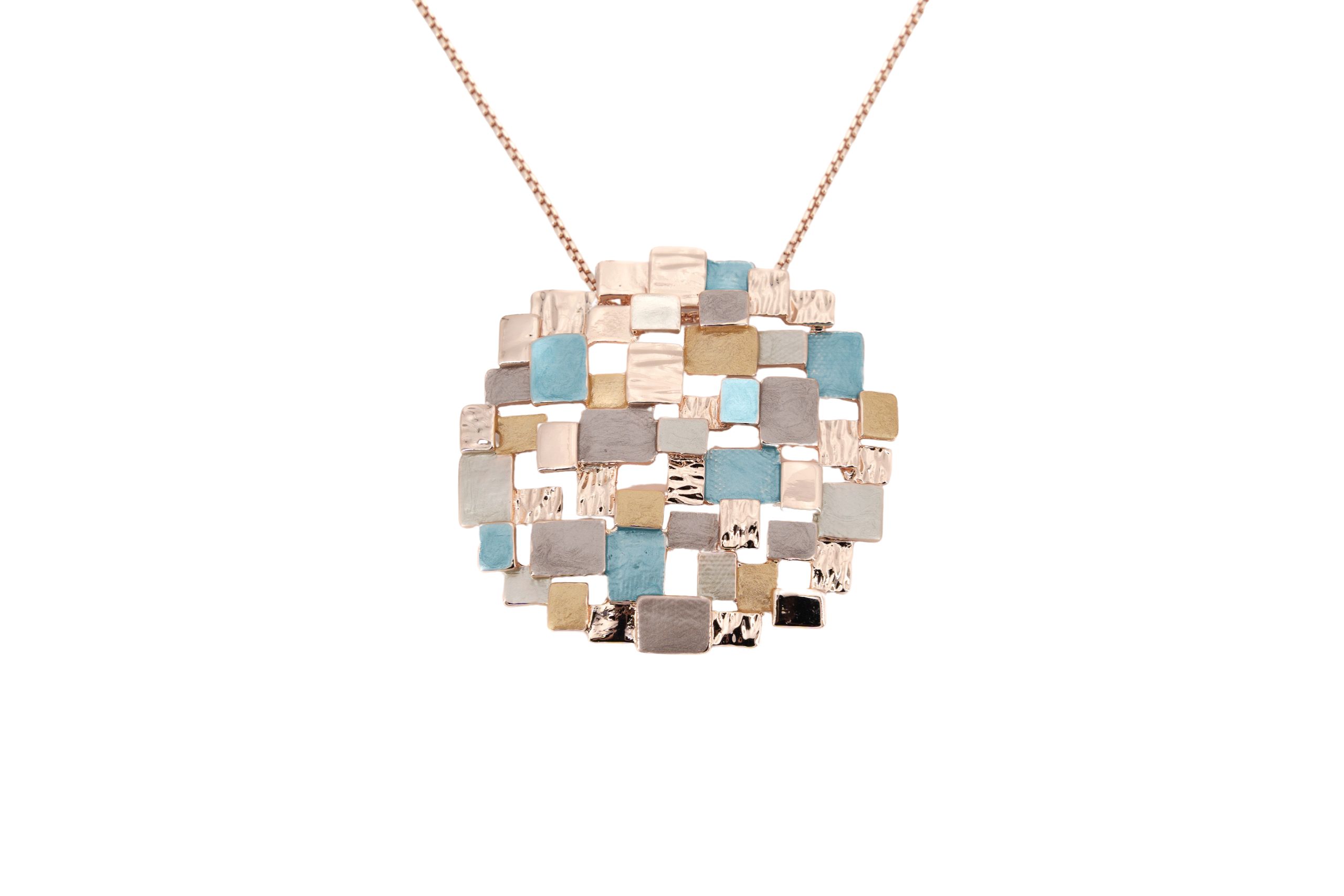 zamak necklace tondo