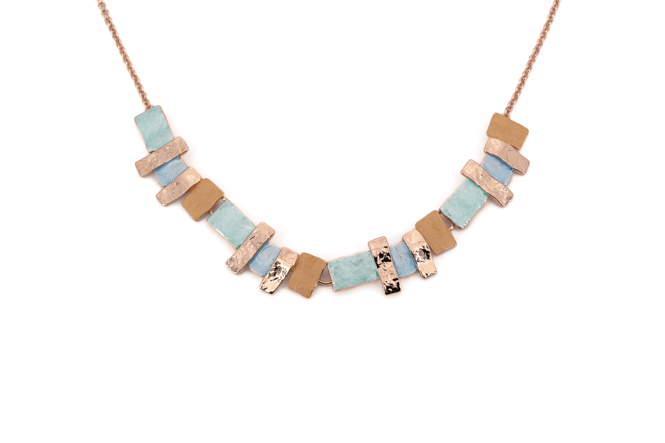 Collana catena corta zama multi barrette