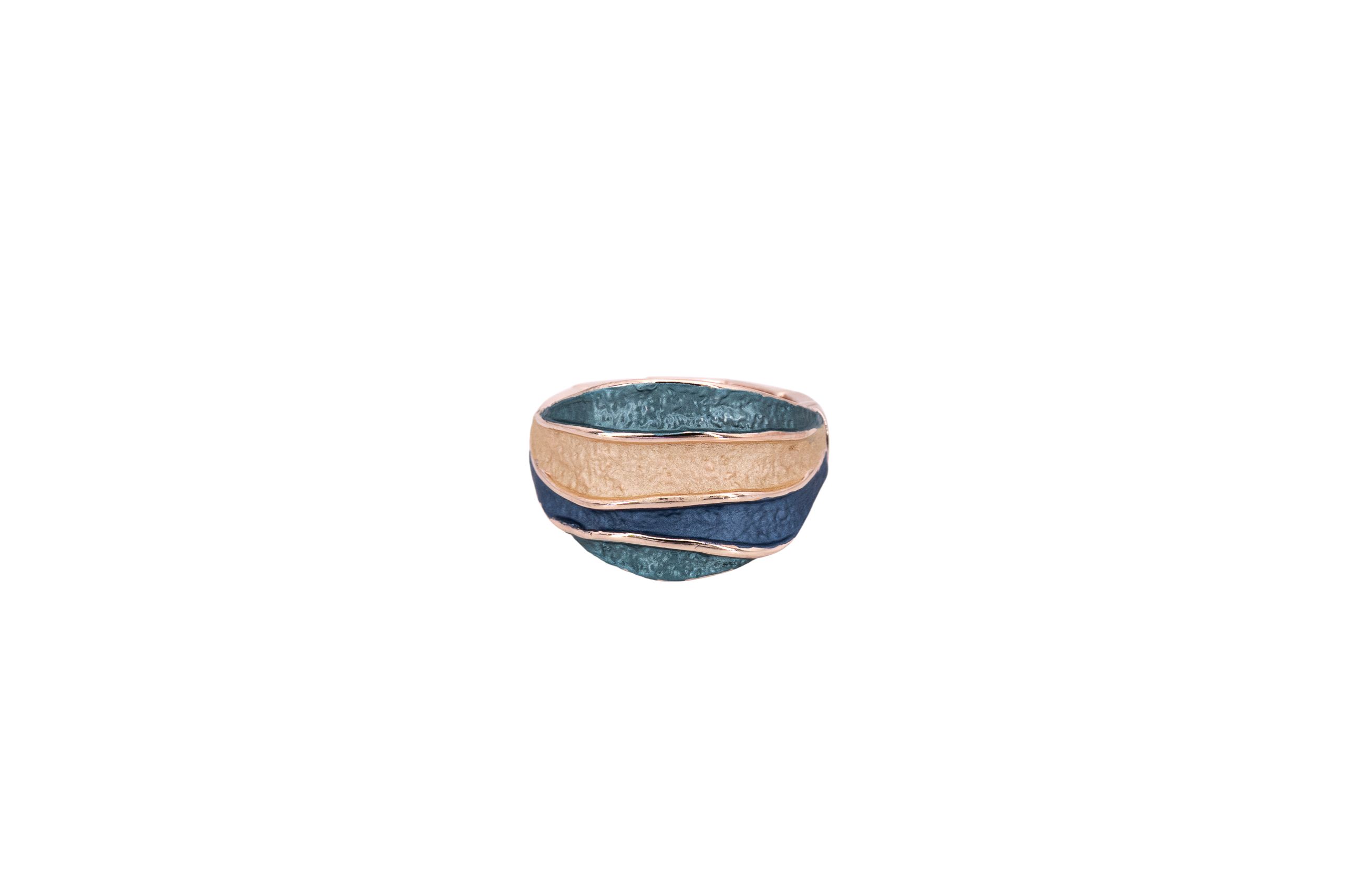 Anello zama quattro ondine