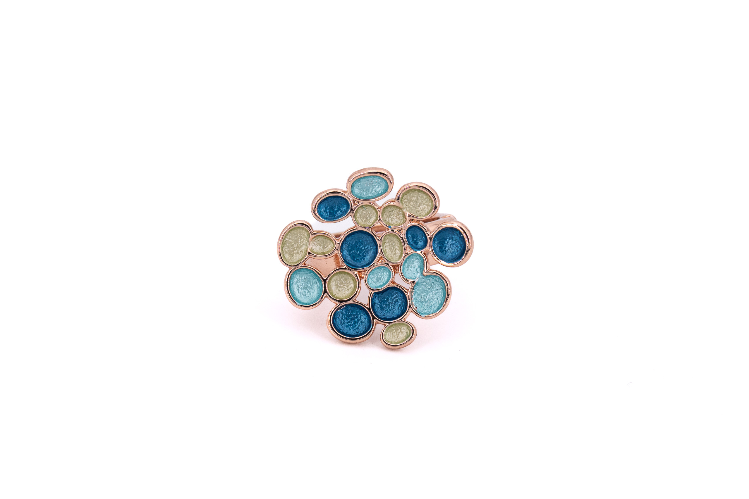 Anello zama grappolo tondo
