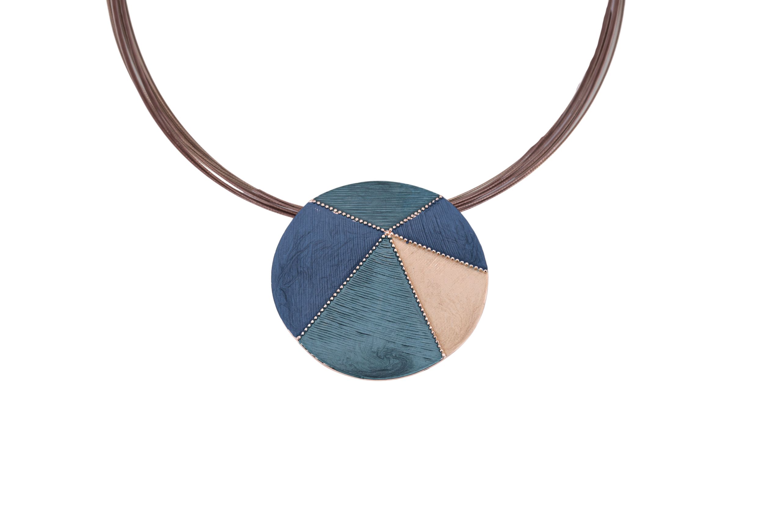 zamak necklace tondo