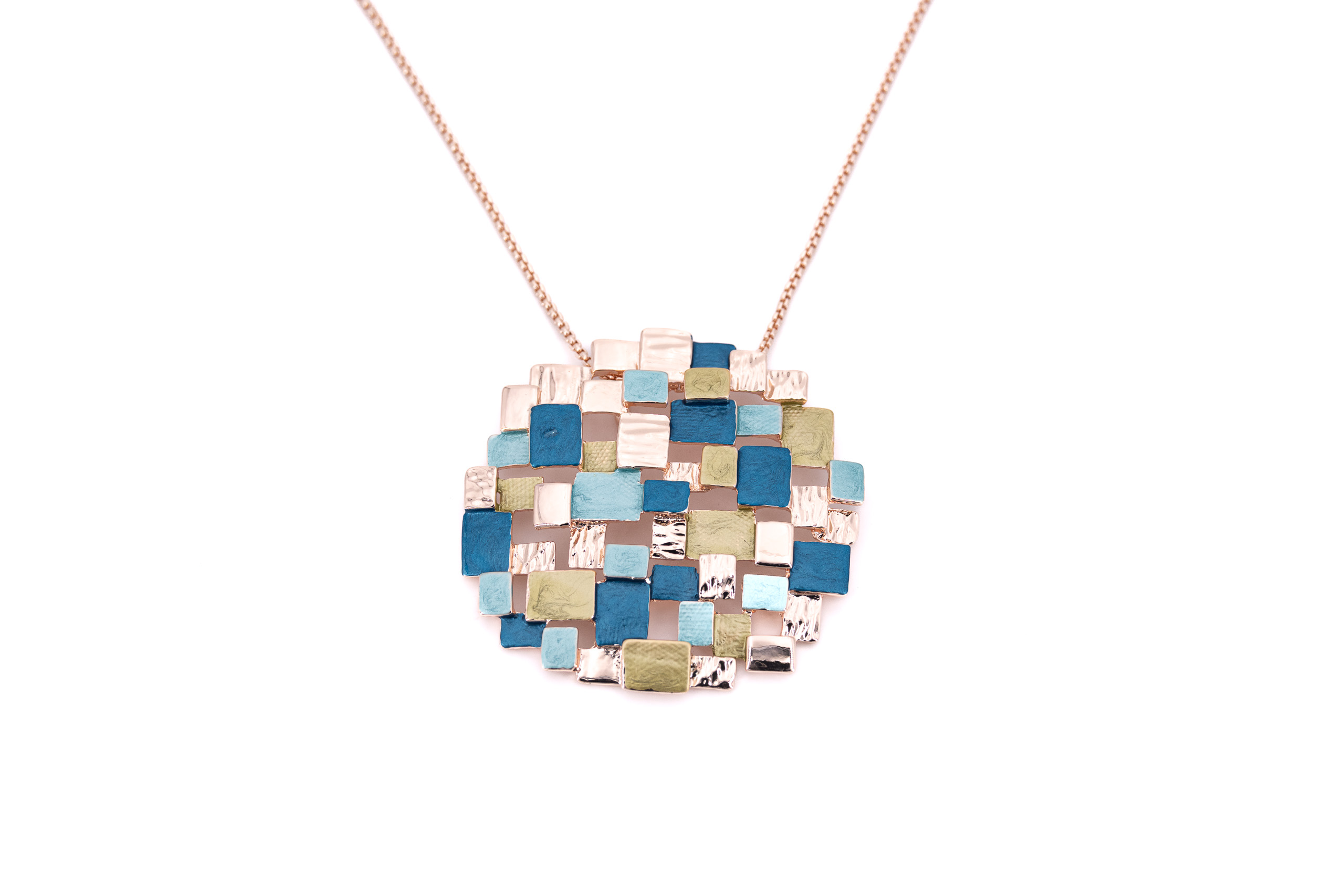 zamak necklace tondo