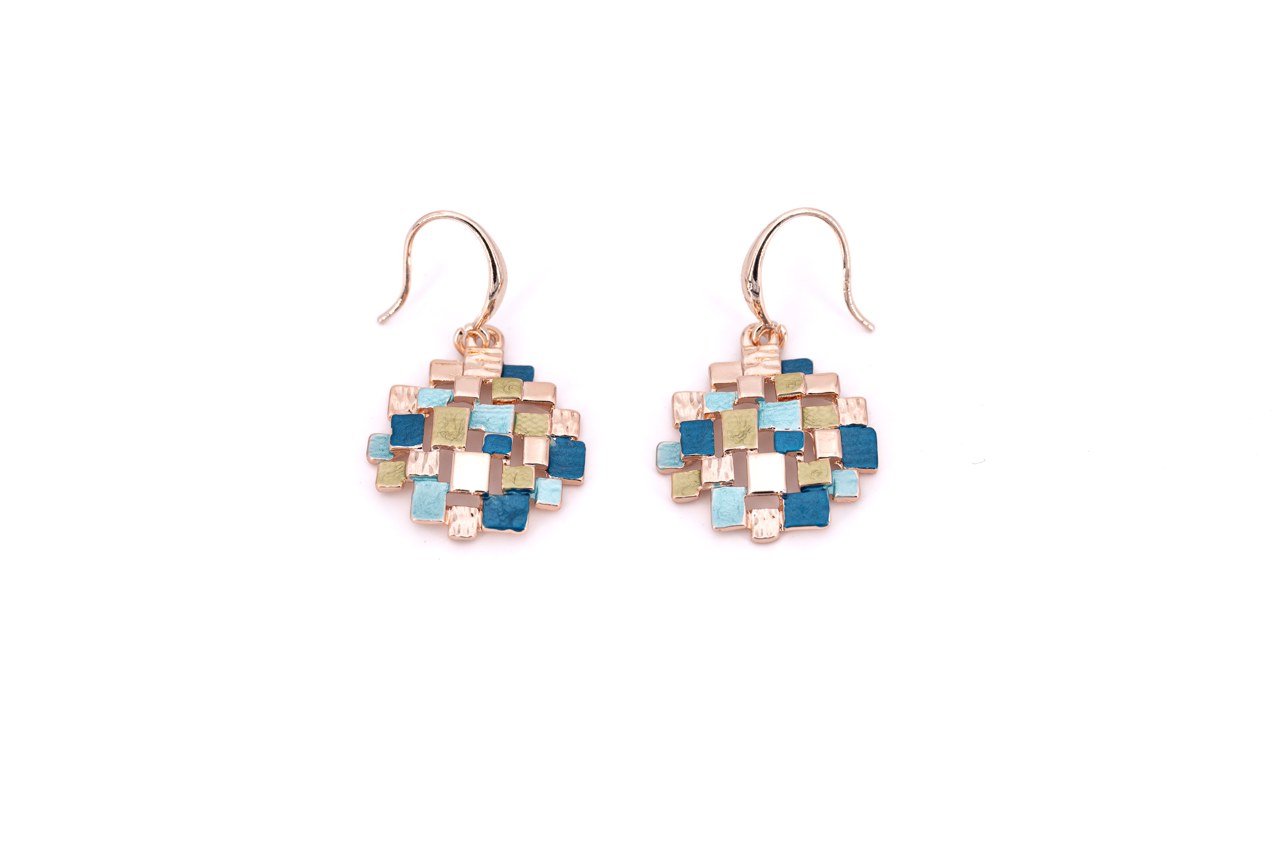 zamak earrings tondo