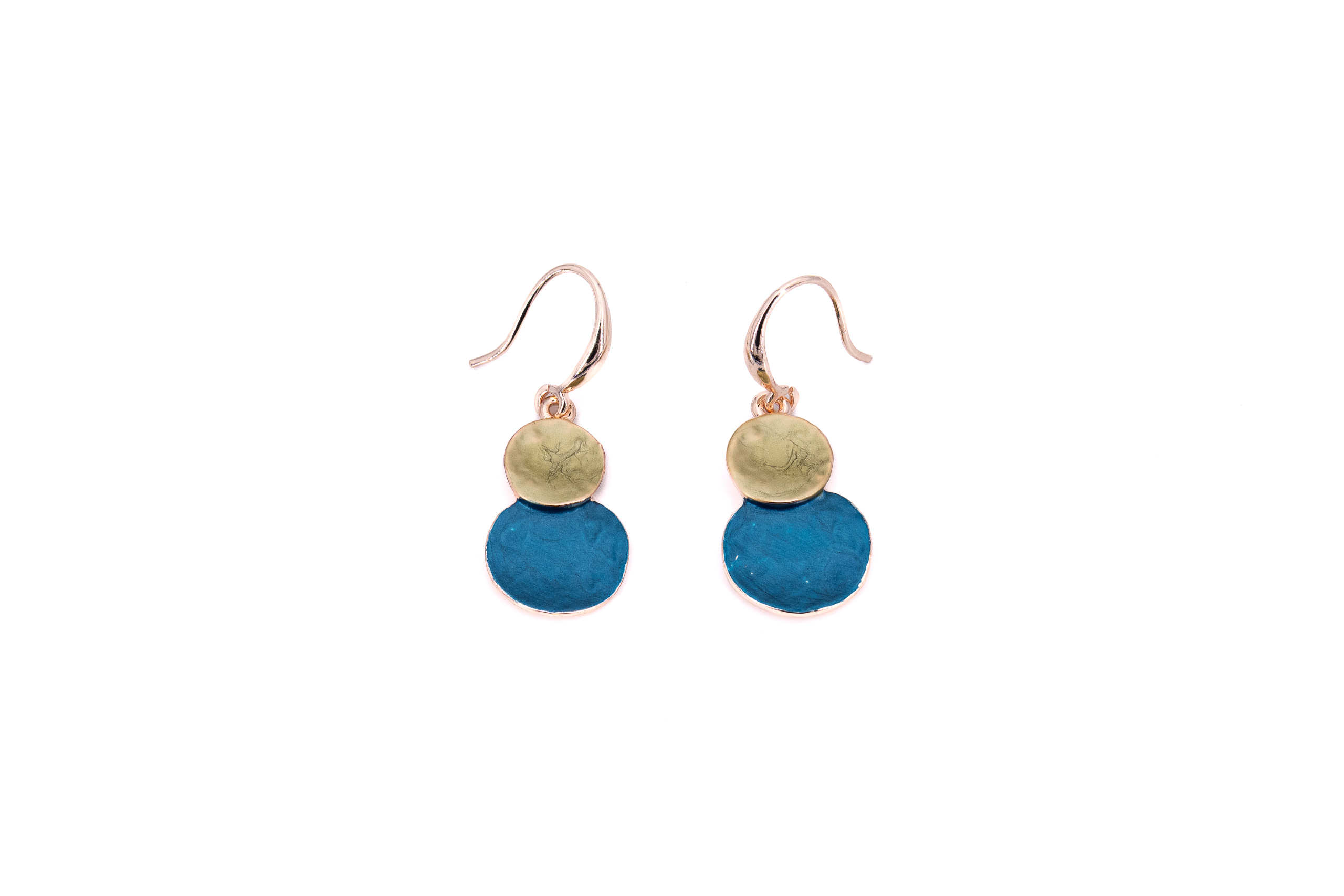 zamak earrings due tondi