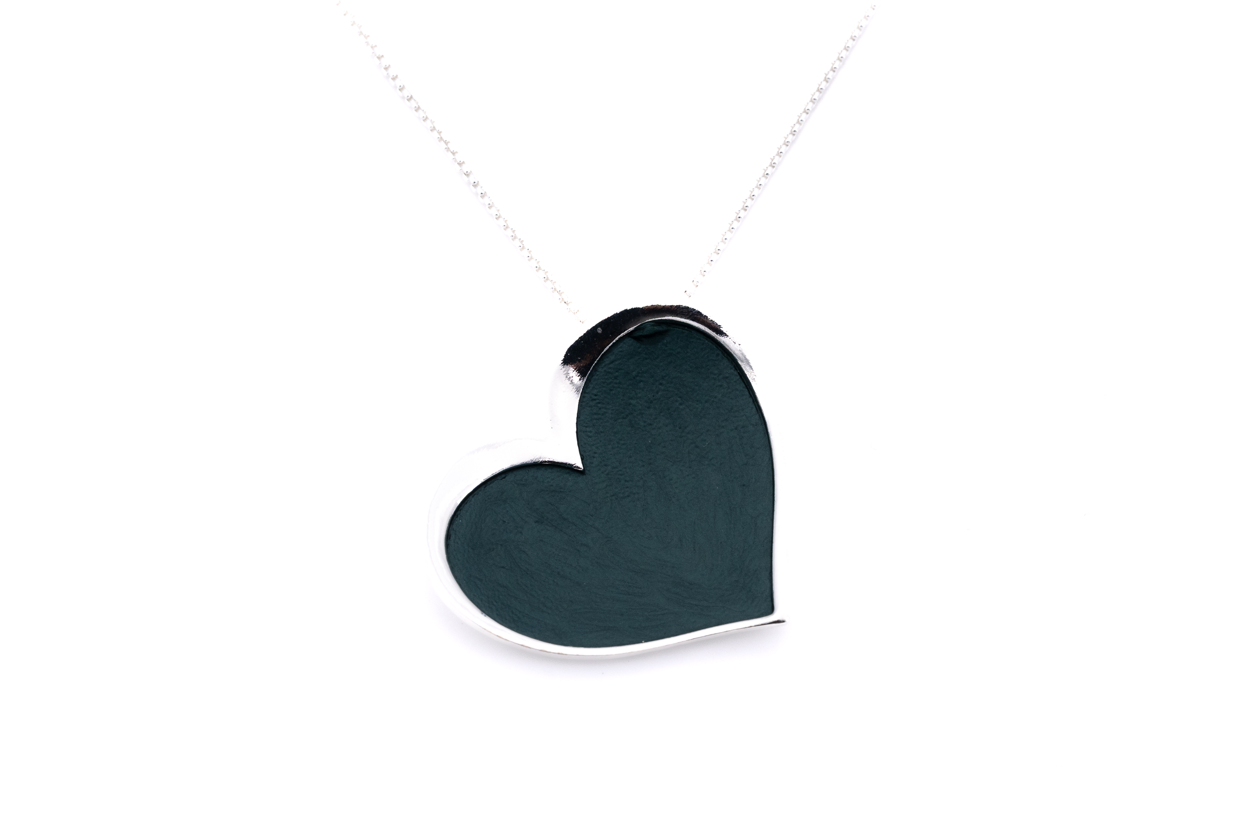 Collana catena lunga zama bordino cuore