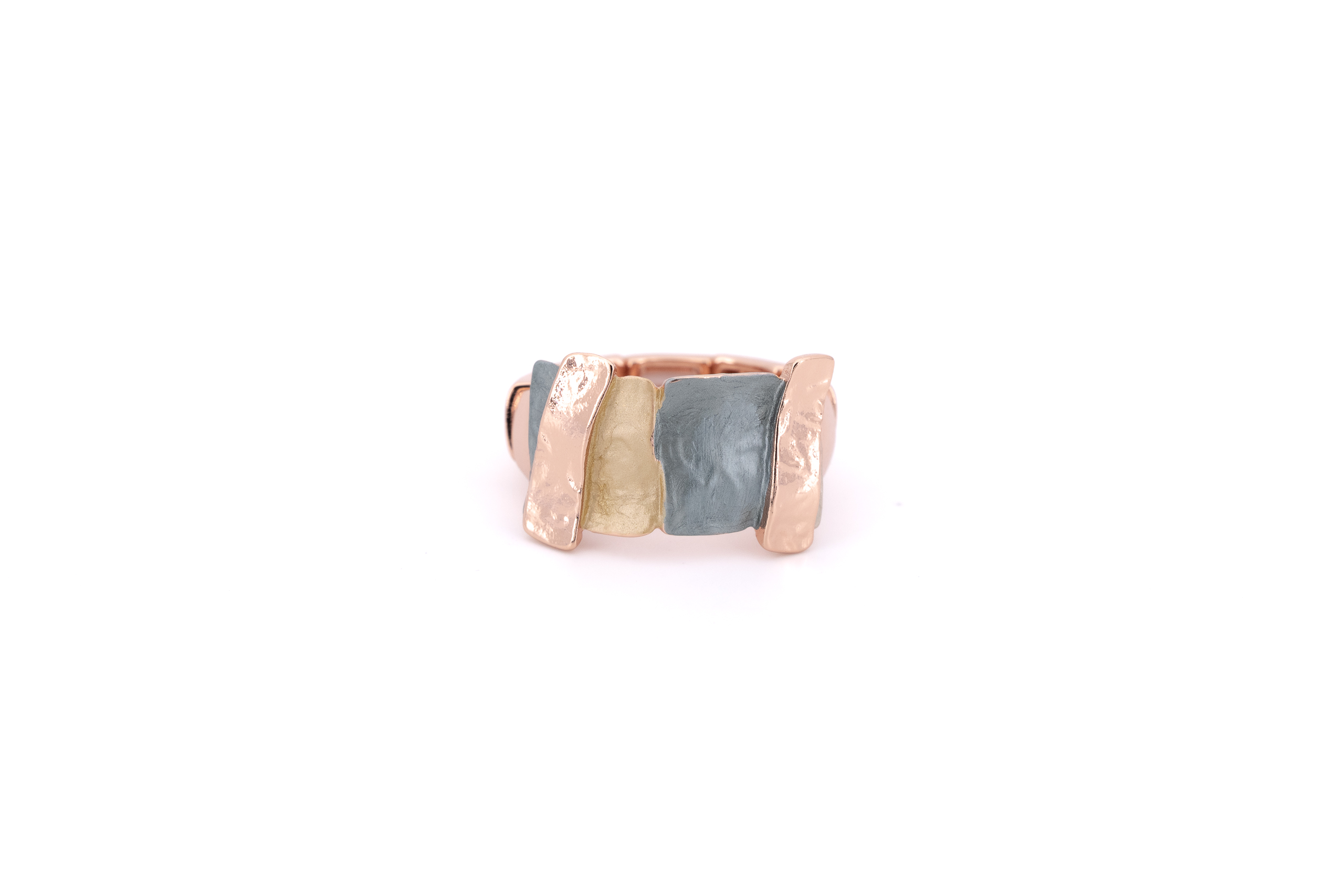 Anello zama quattro barrette
