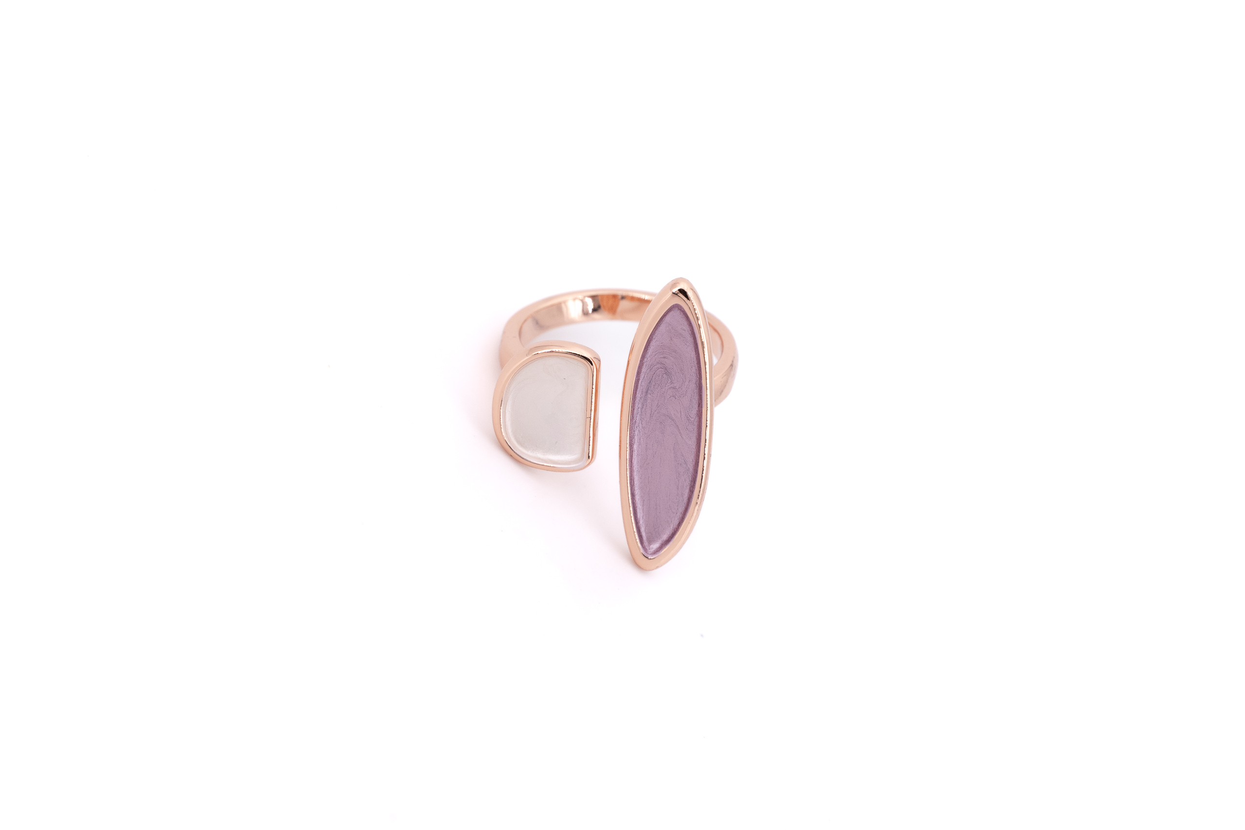 Anello zama due forme