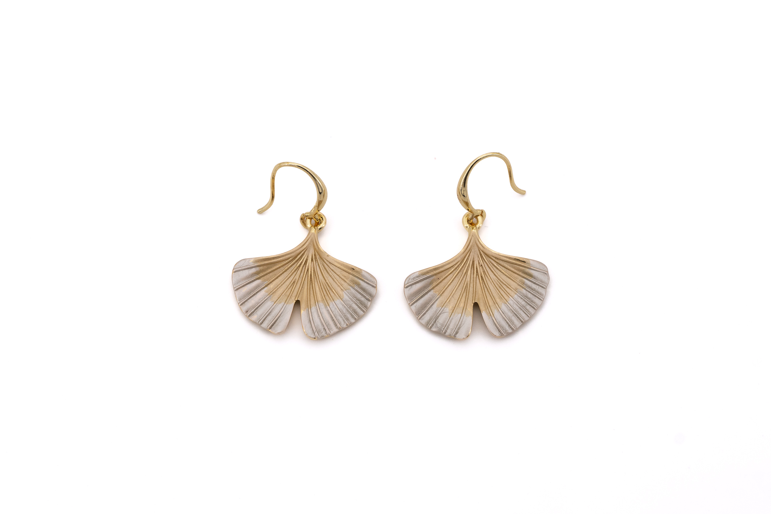 zamak earrings foglia
