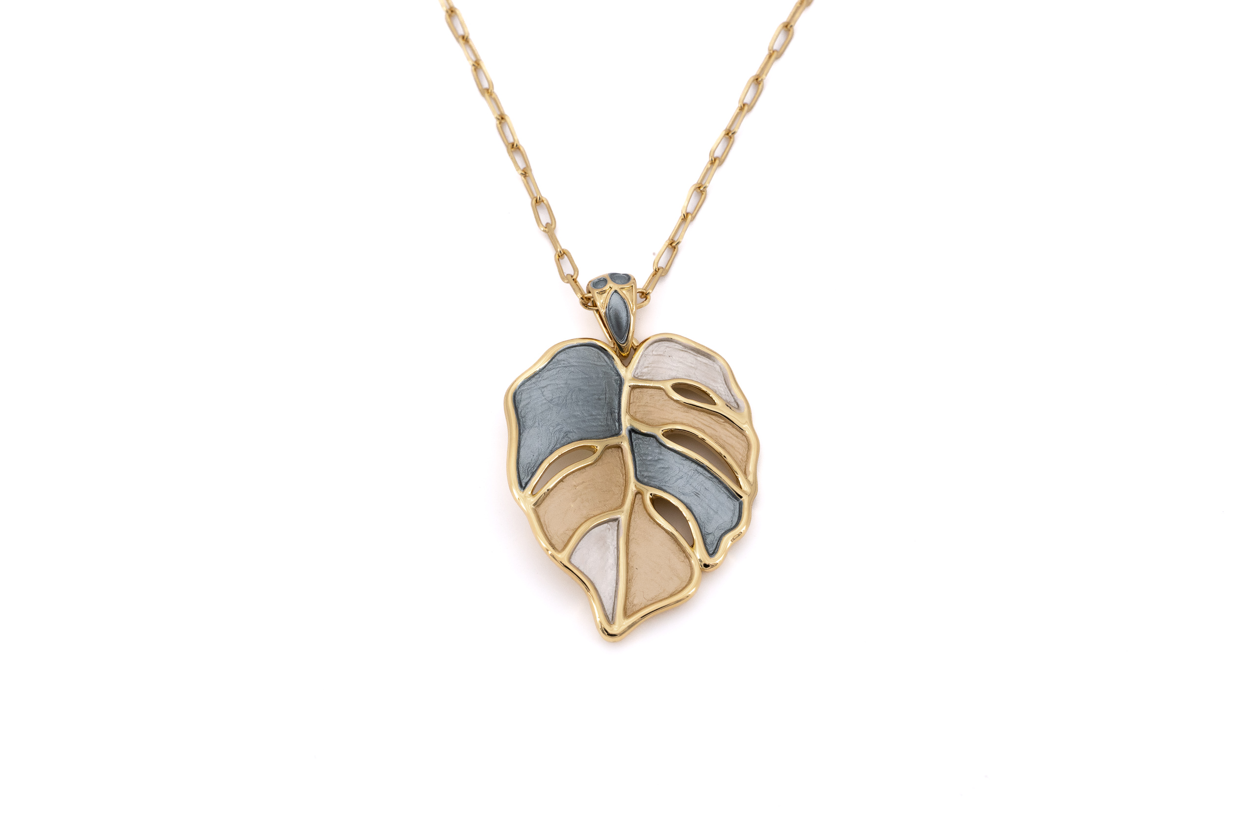 zamak necklace foglia