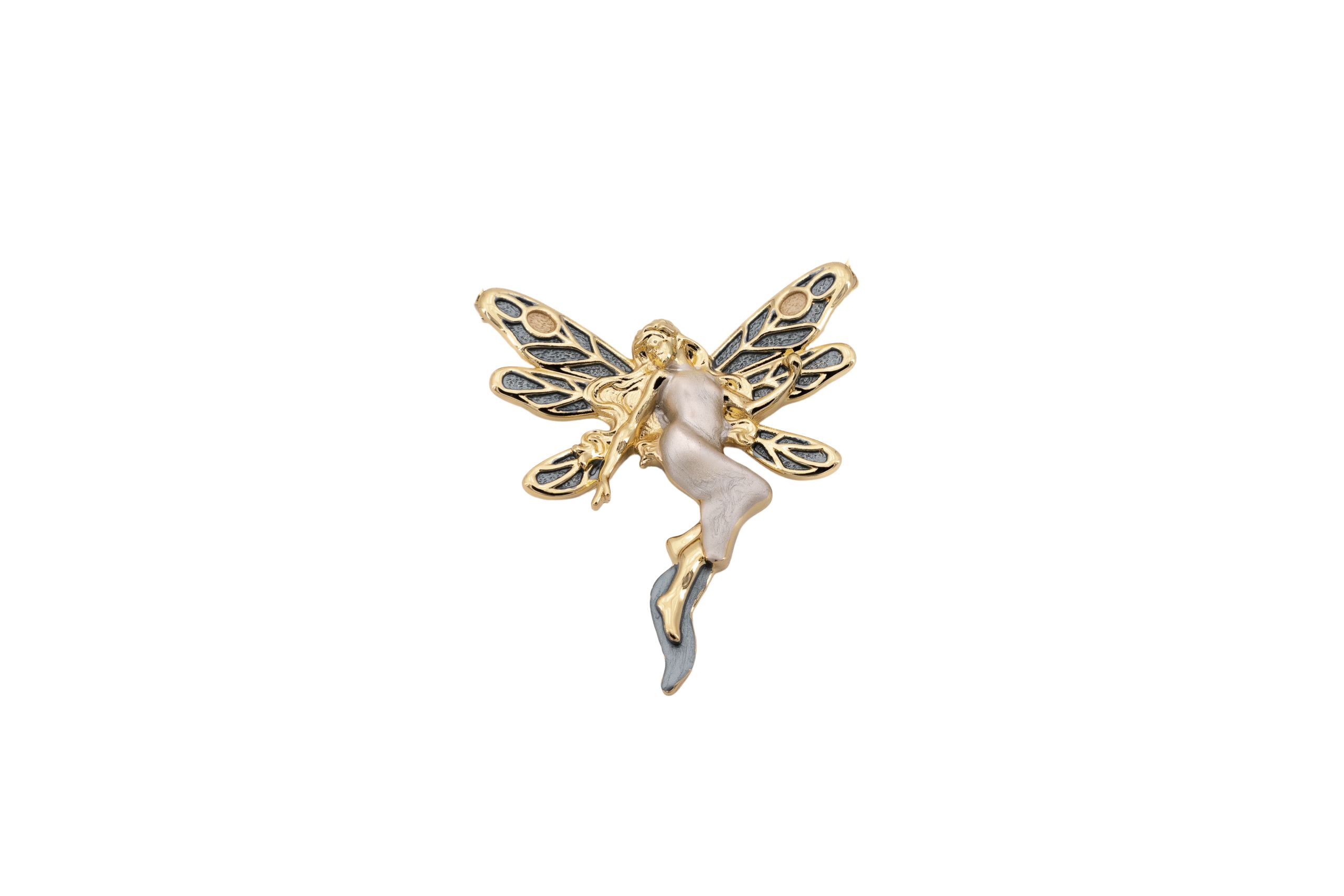 zamak brooch ninfa