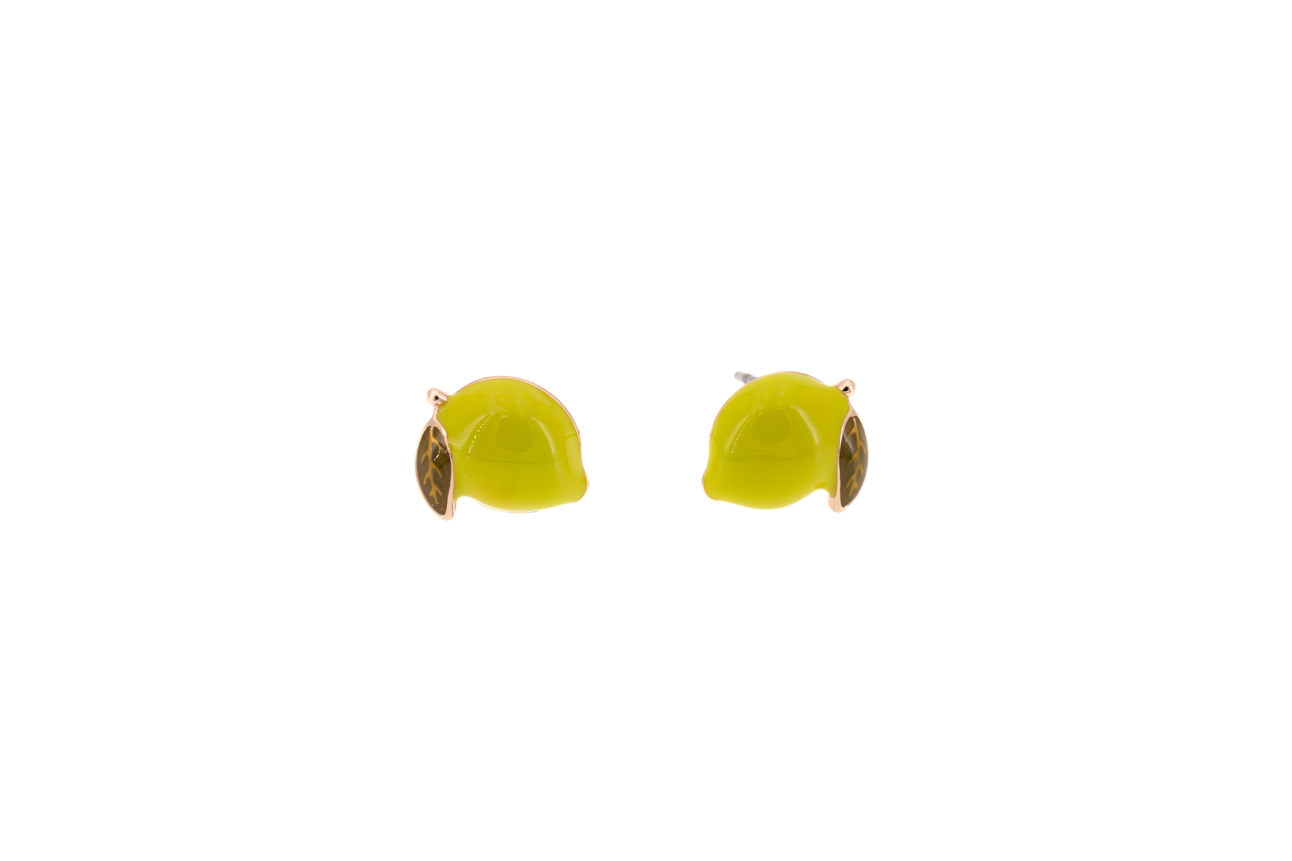 zamak earring limone