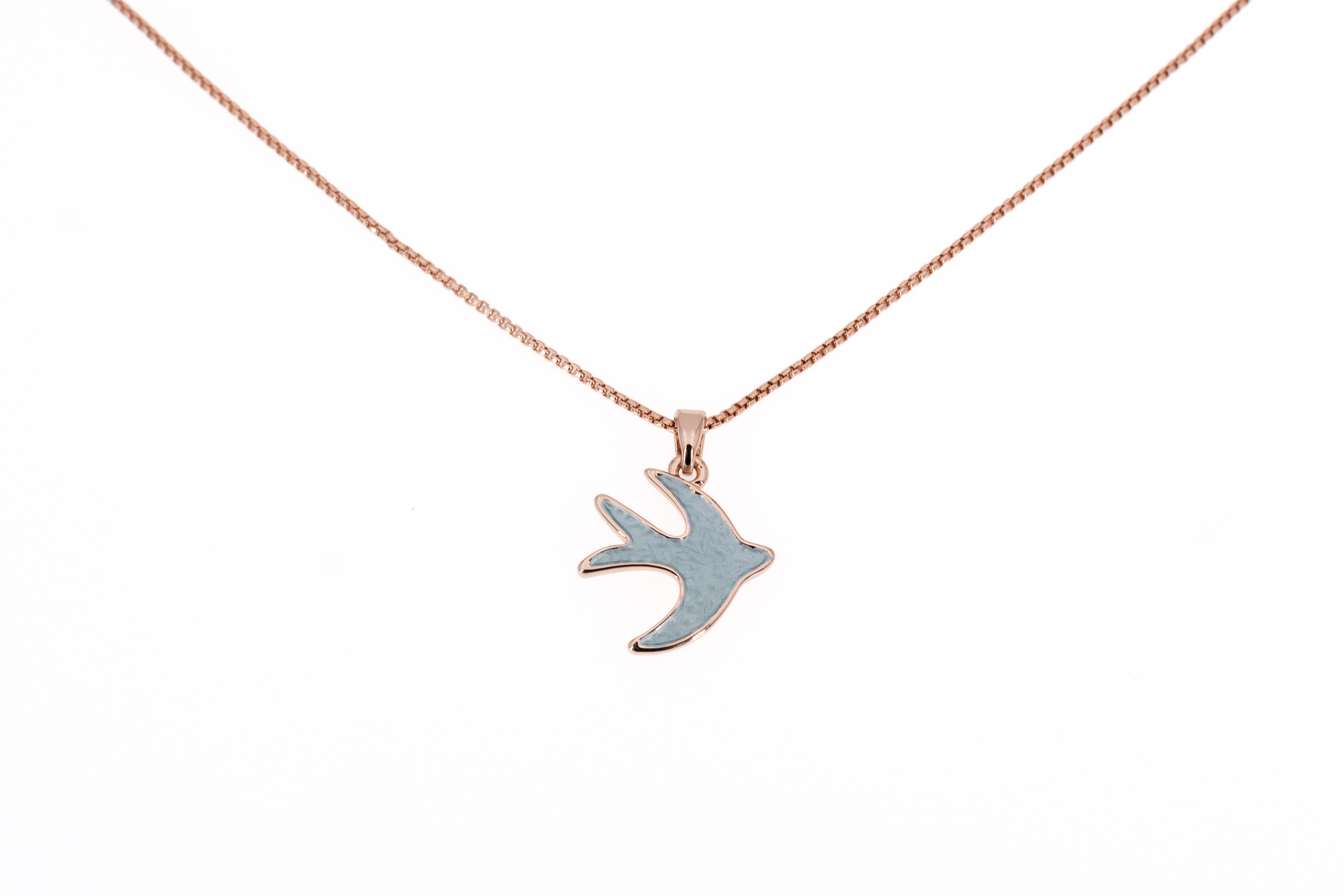 Collana catena zama ciondolo rondine