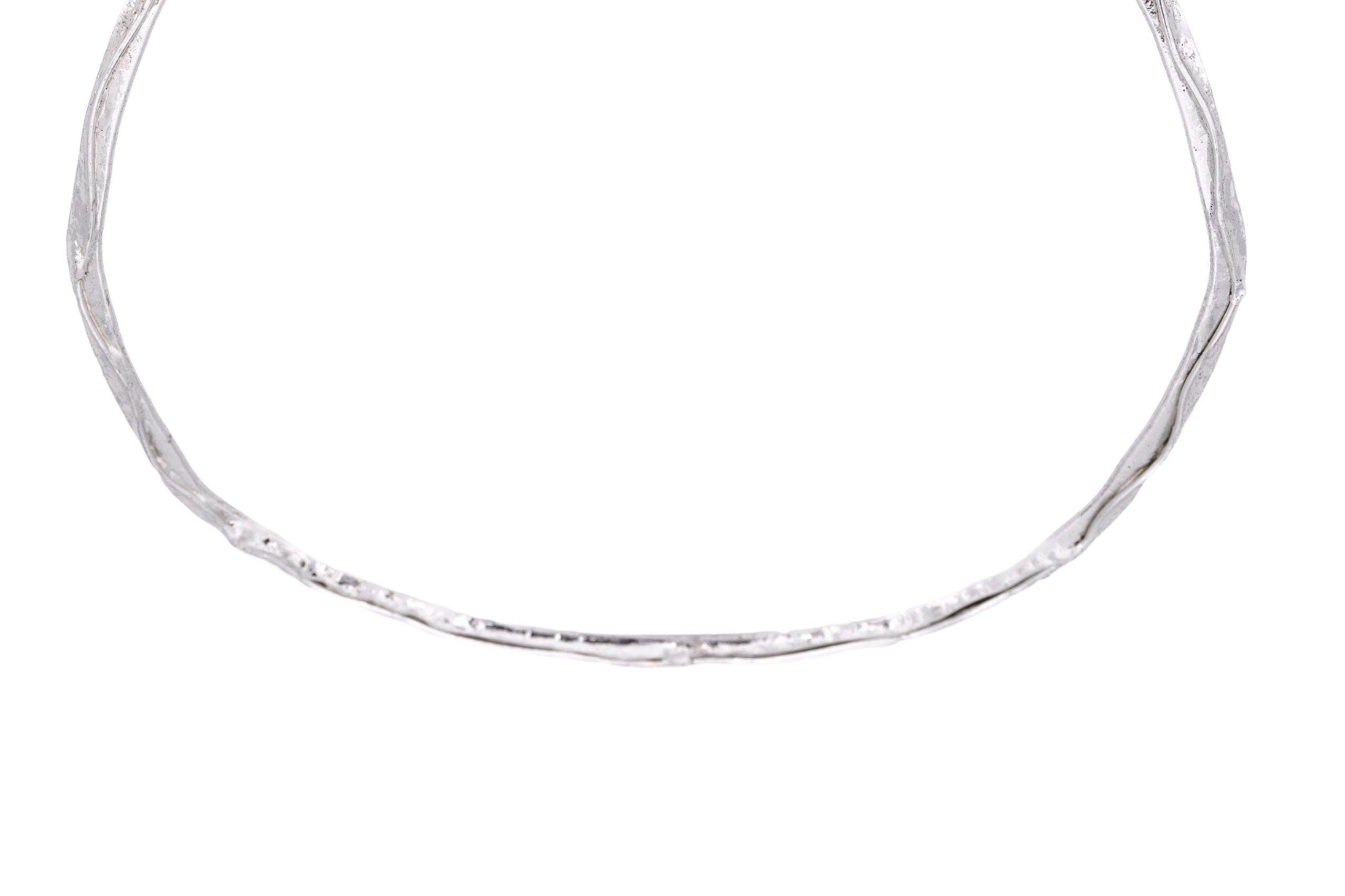 Choker ottone martellato
