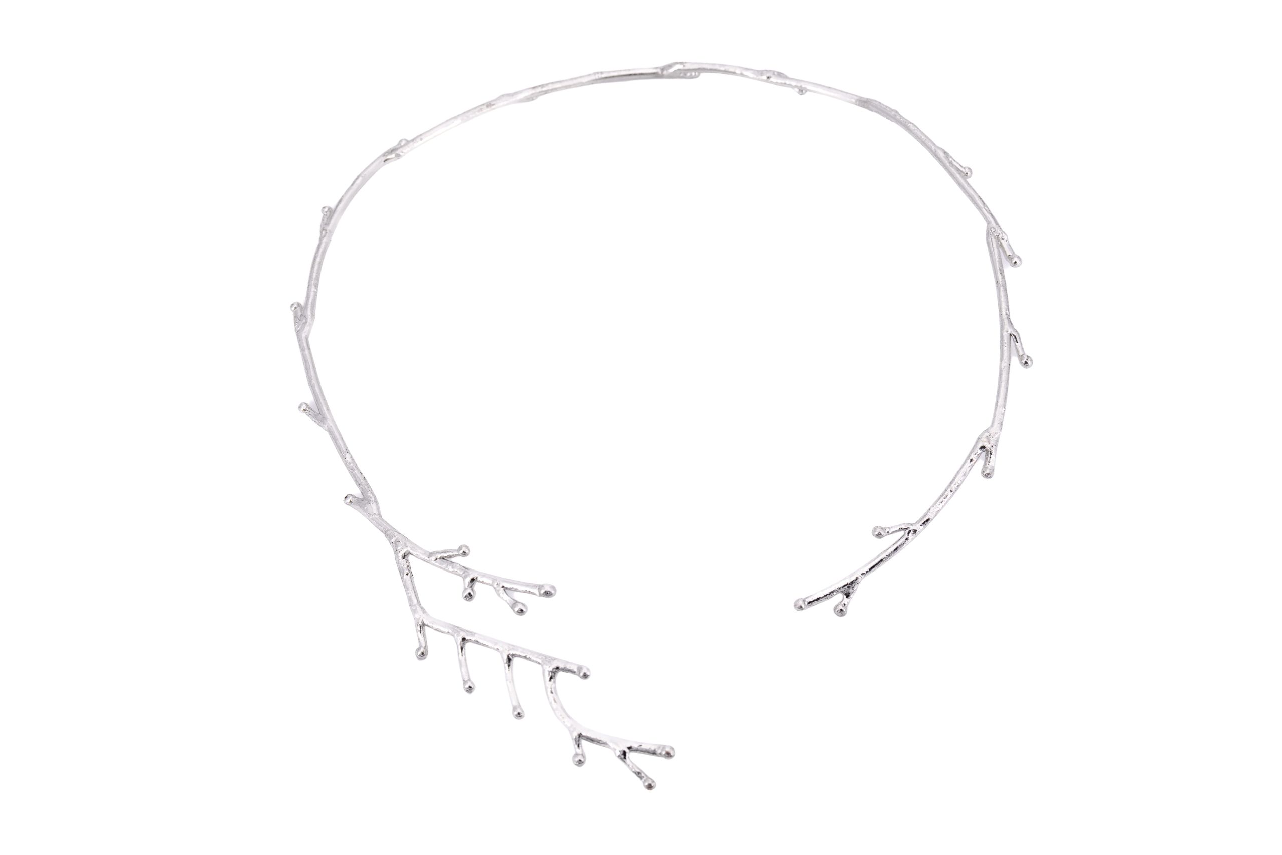 Choker ottone disegno ramo