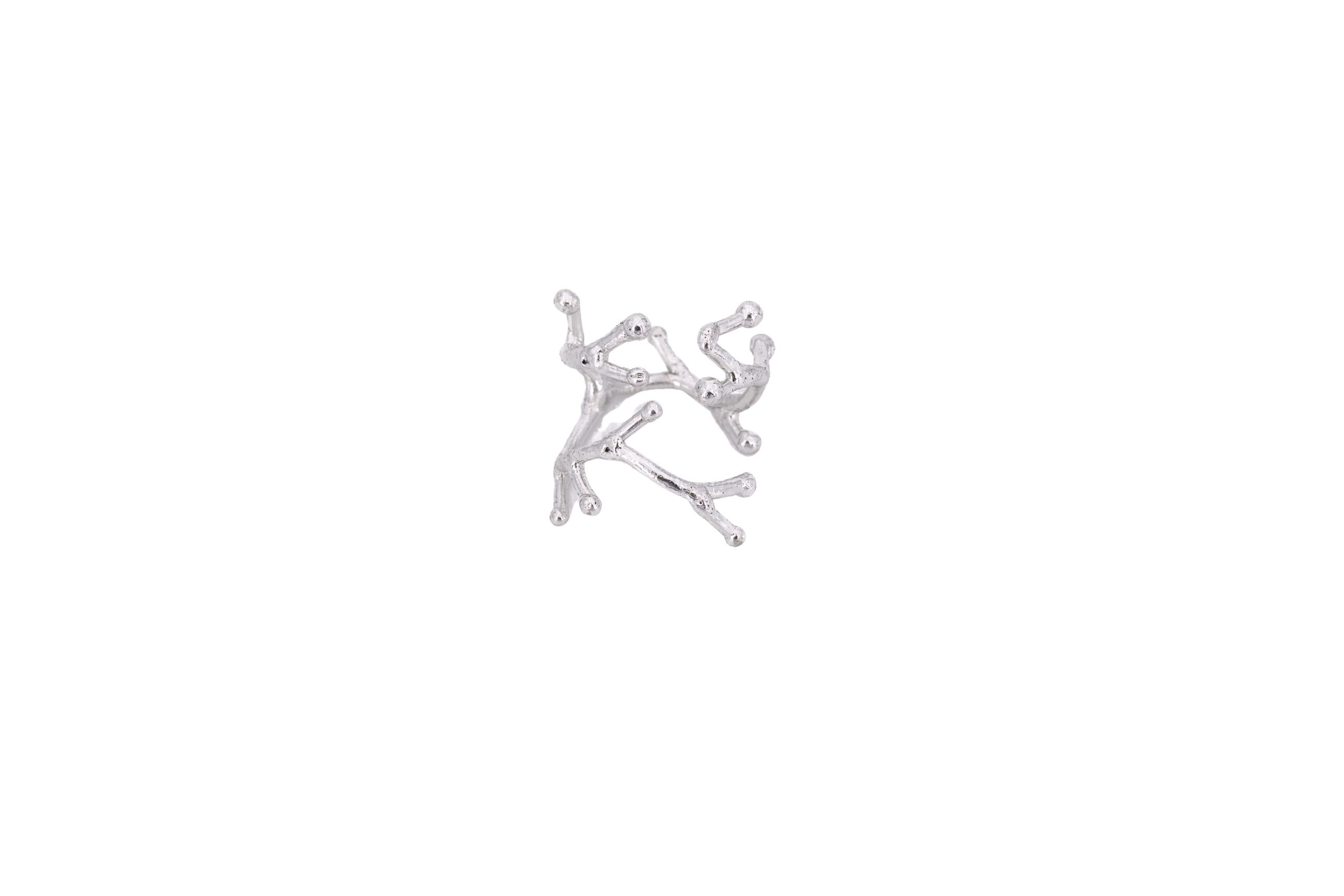Anello ottone disegno ramo