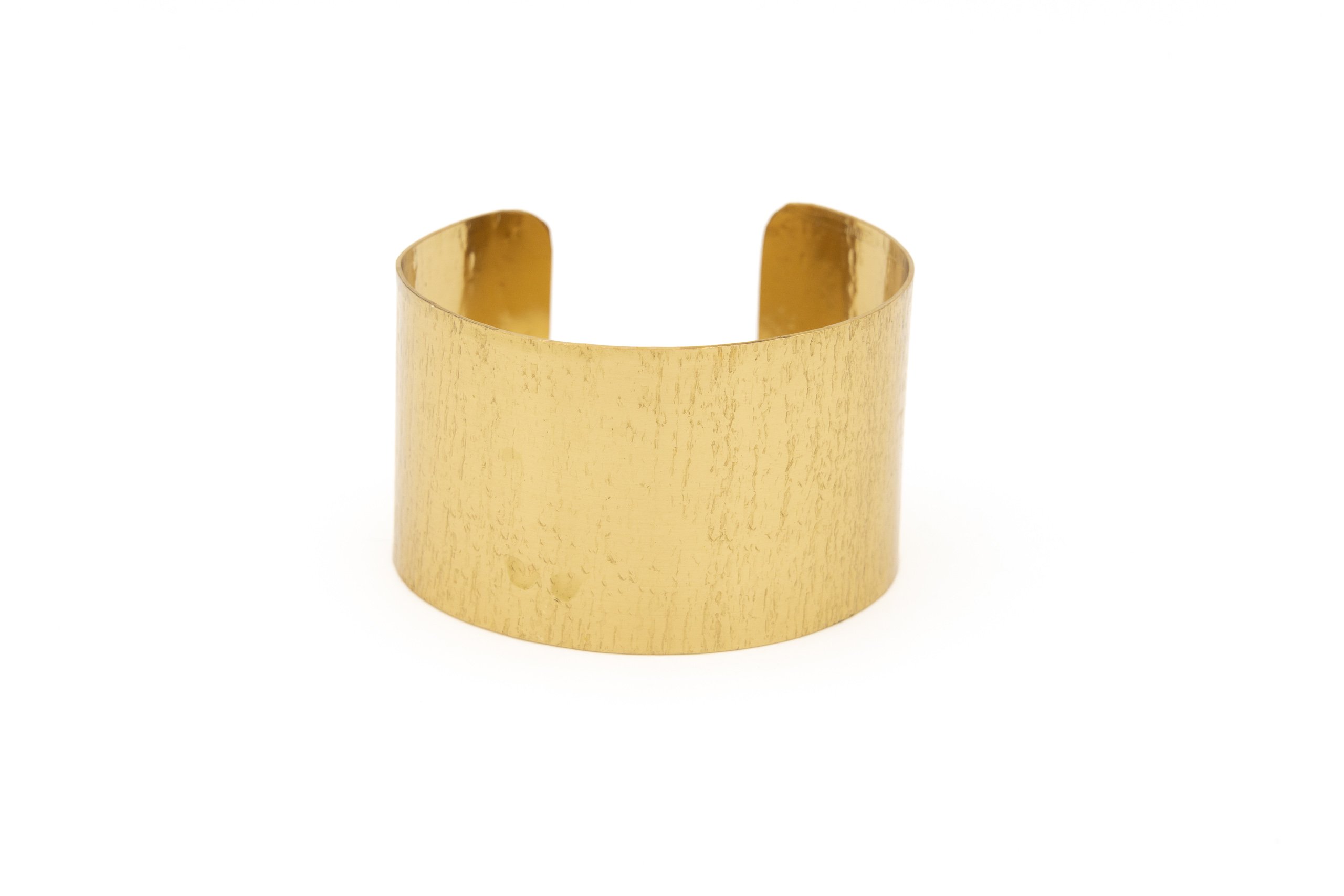 Bracciale ottone fascia piena